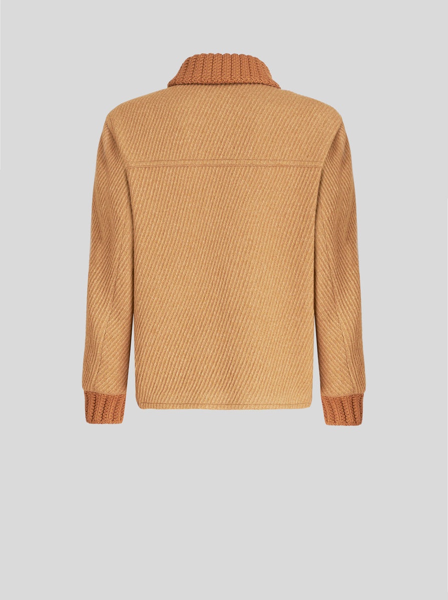 JACKET WITH KNITTED DETAILS - 5
