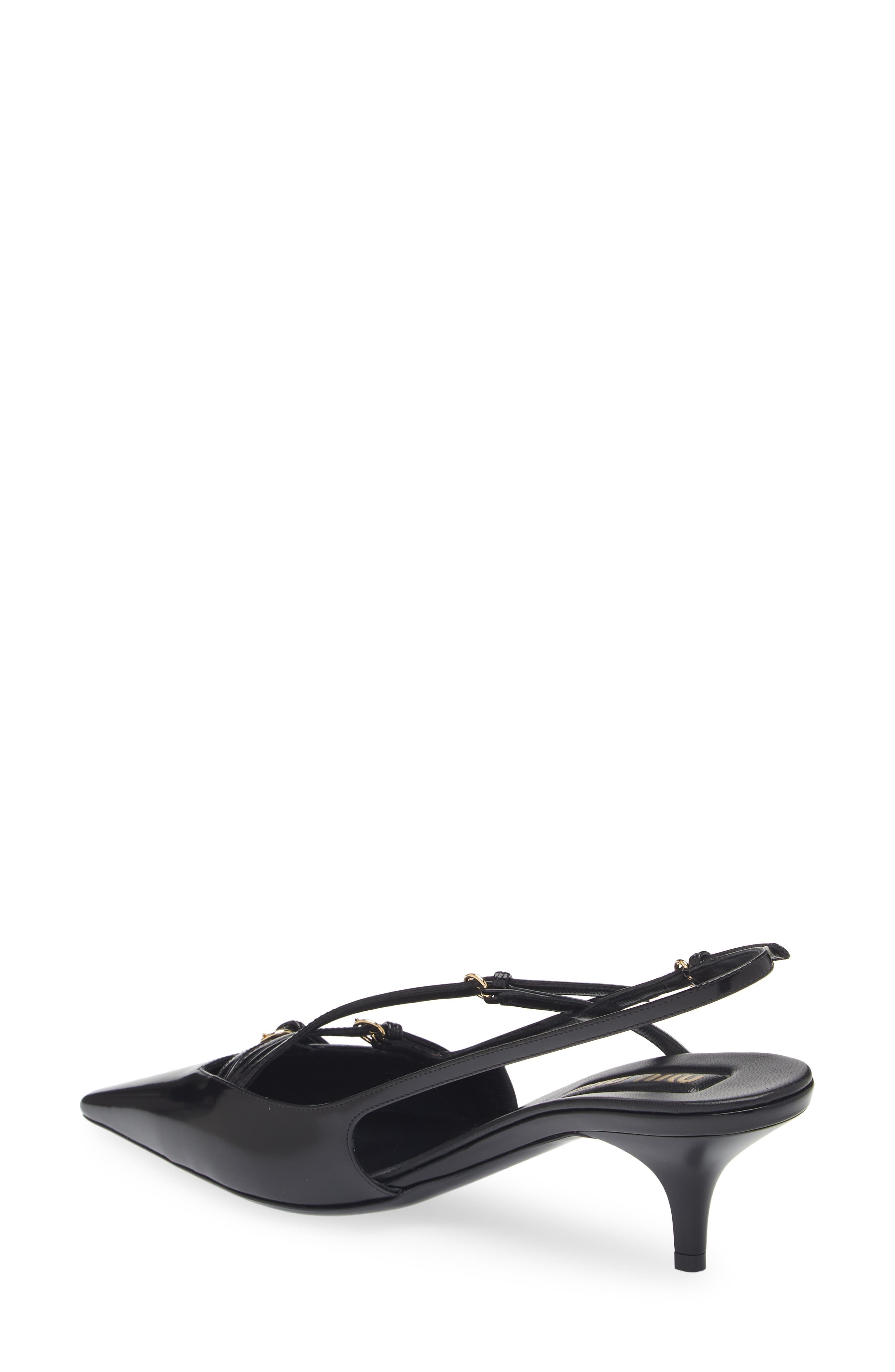 Show Kitten Heel Slingback Pump - 2