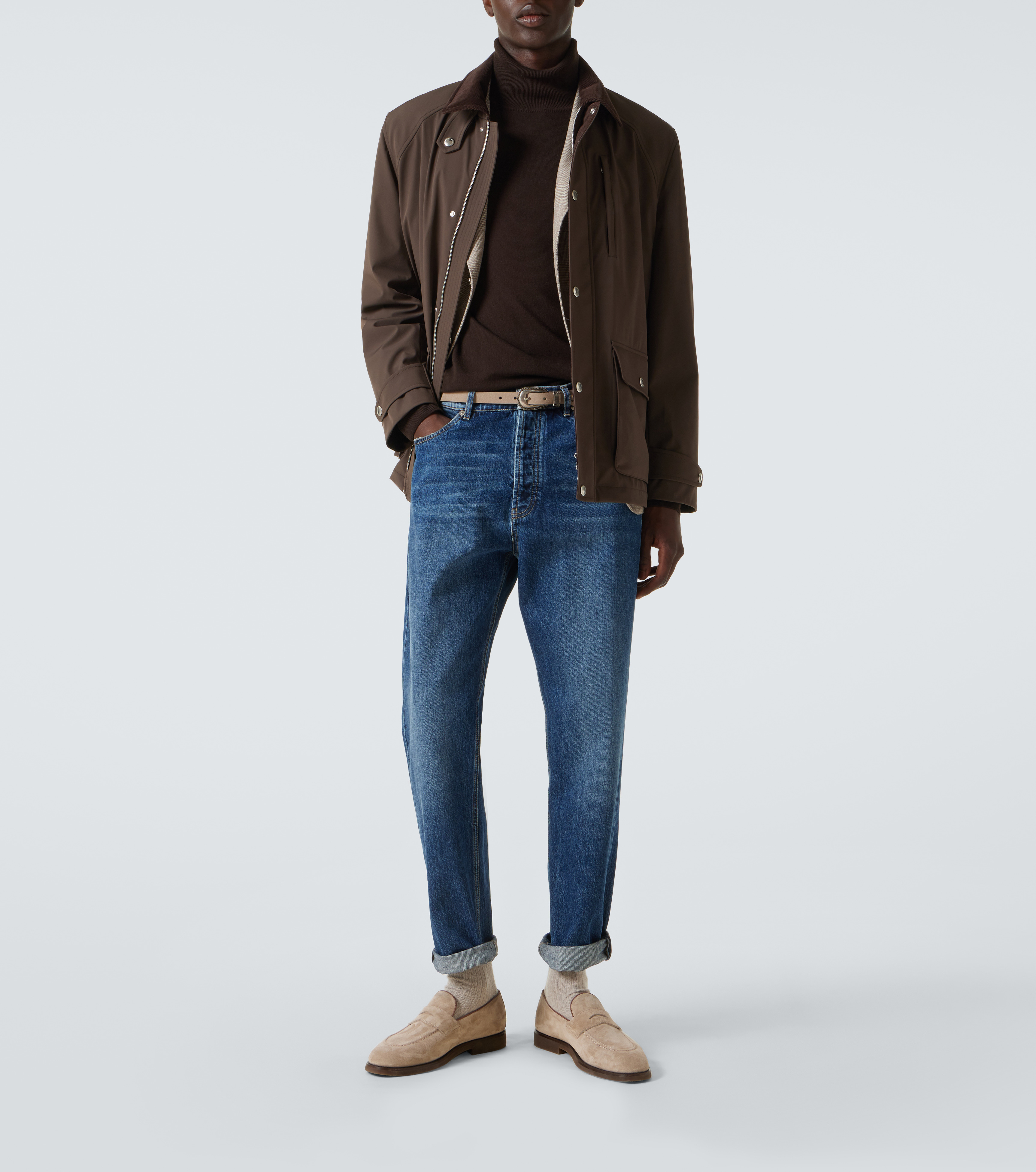 Suede penny loafers - 2