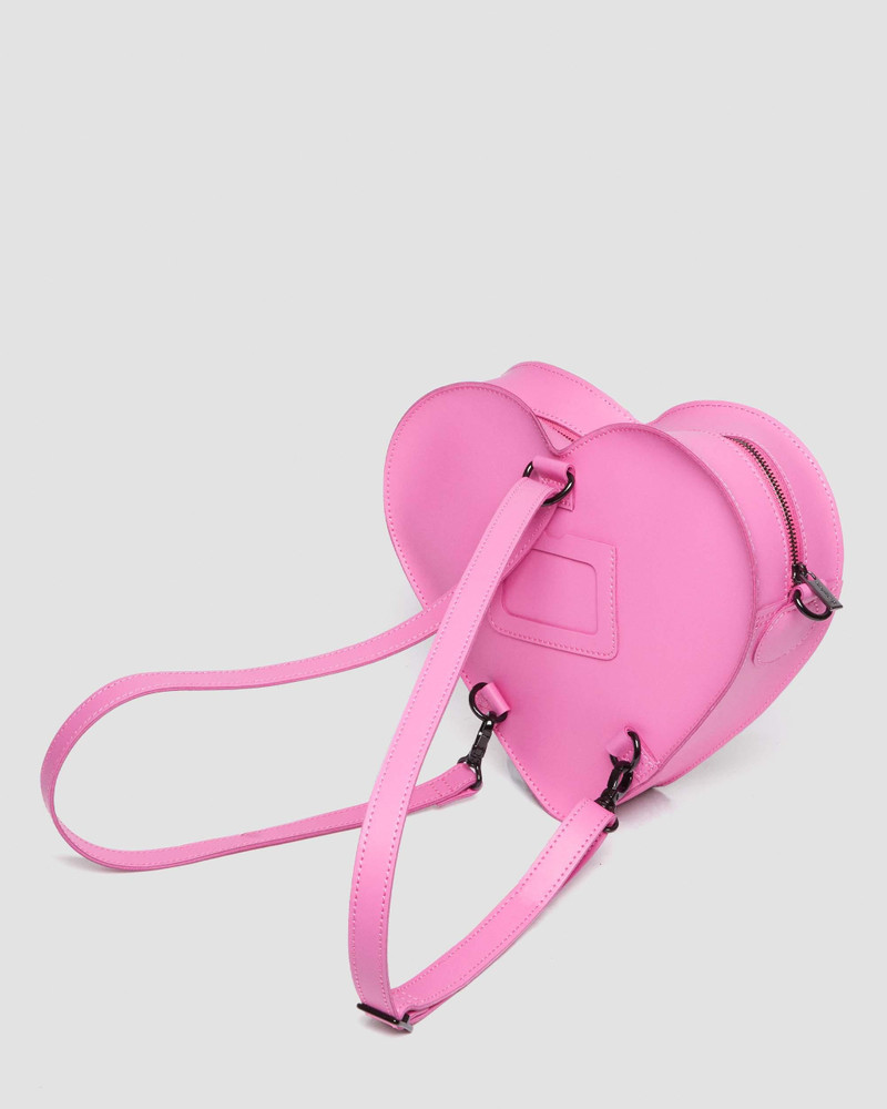 Heart Shaped Hardware Kiev Leather Bag 8