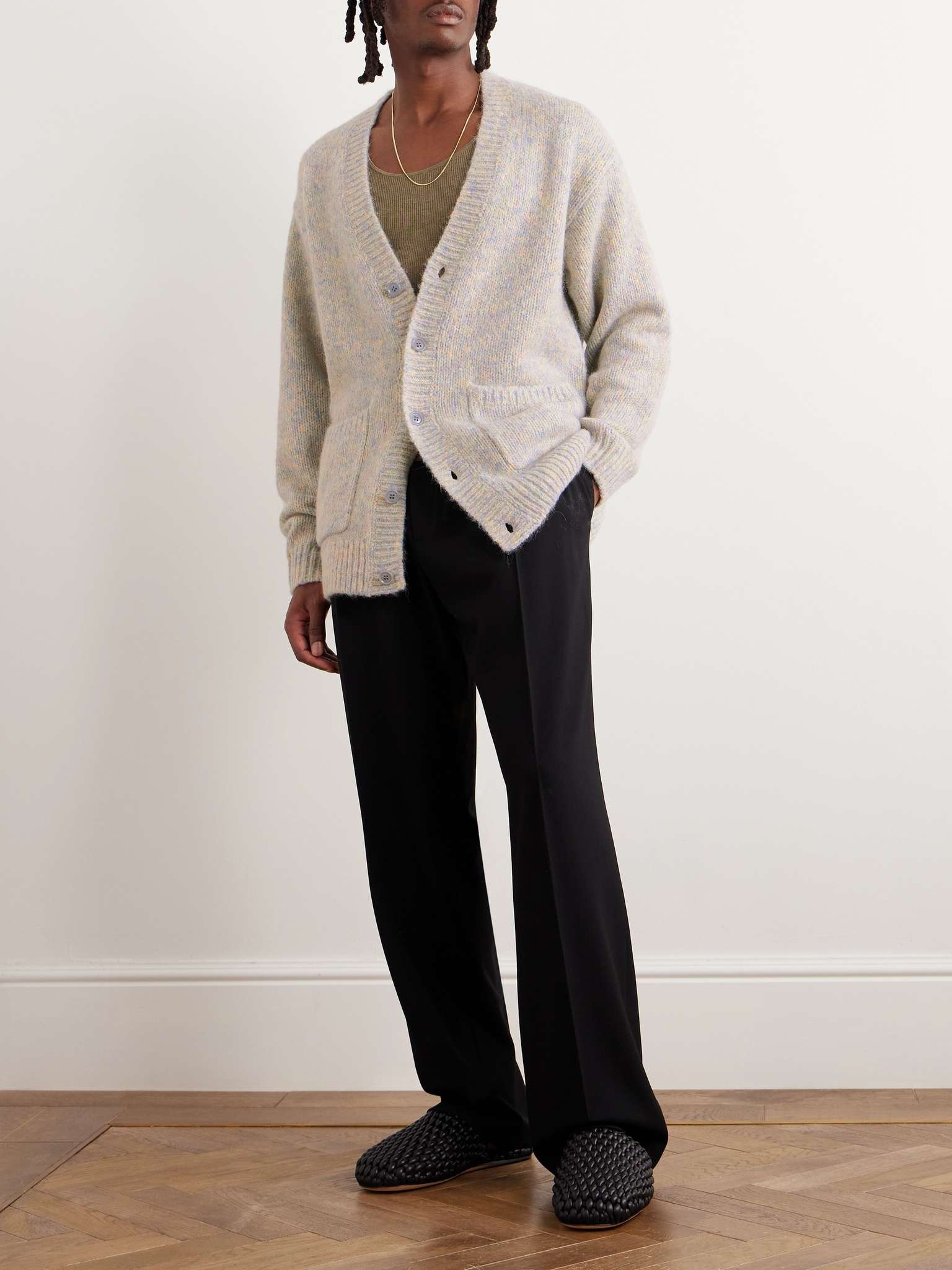 Alpaca-Blend Cardigan - 2