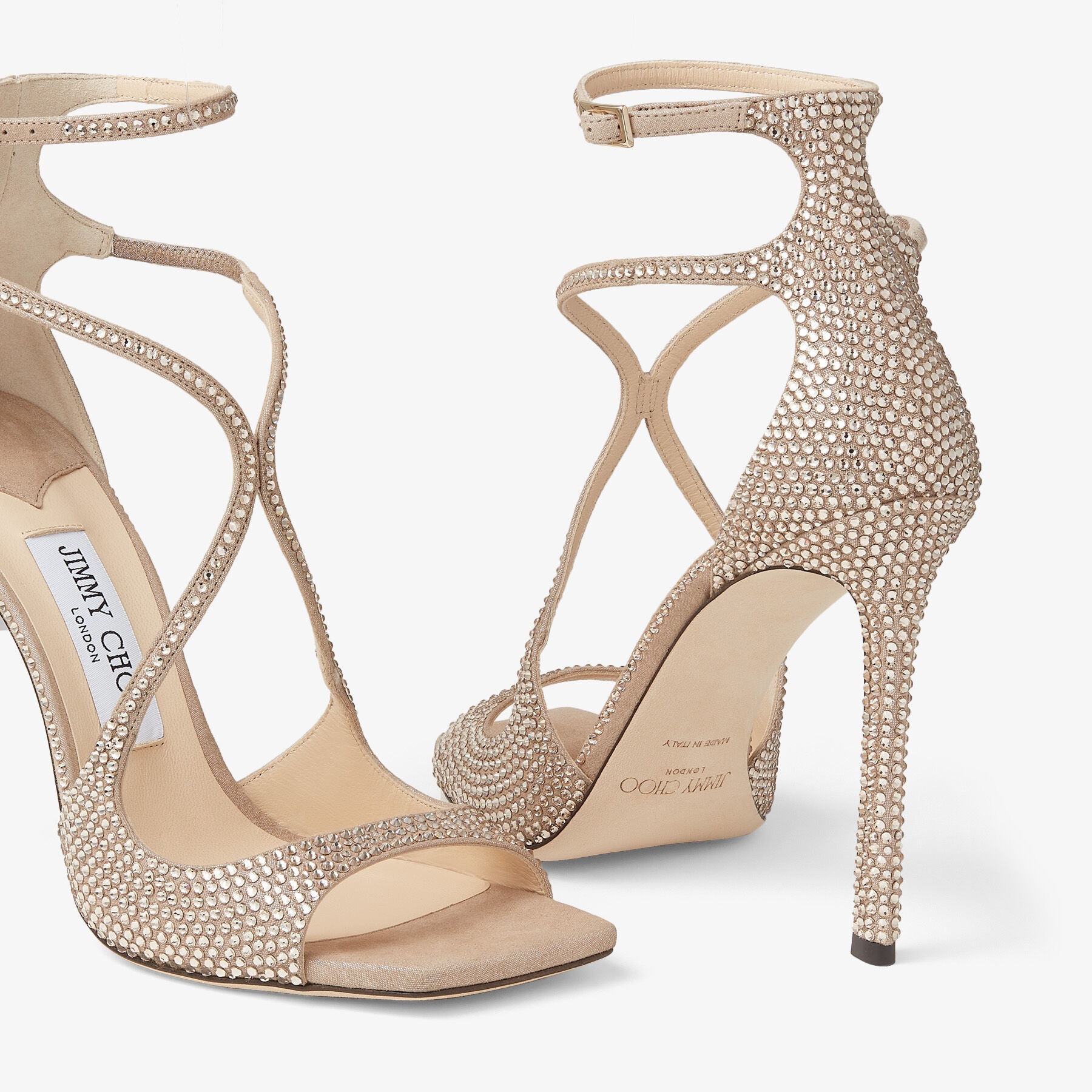 アクセサリーその他 JIMMY CHOO Woman Jewel Gold AURIRINGJIQ GOLD/WHITE/CRYSTAL Women's Designer Jewelry | Ladies Jewelry | JIMMY CHOO US
