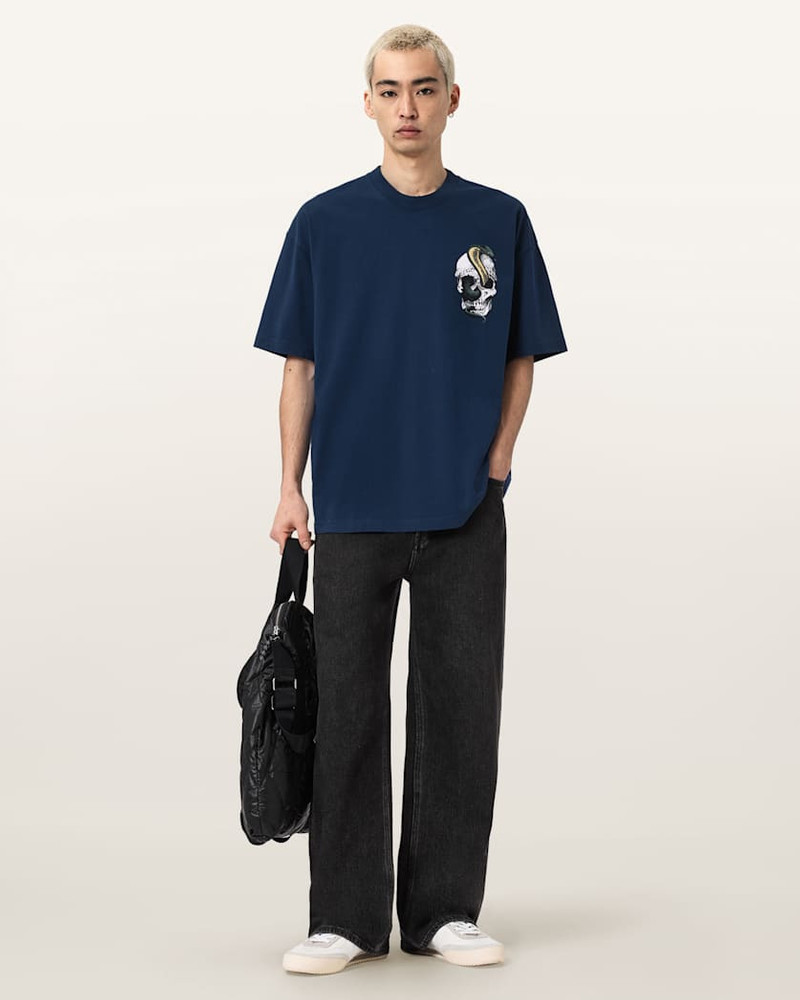 SNAKEHEAD OVERSIZED GRAPHIC T-SHIRT 5