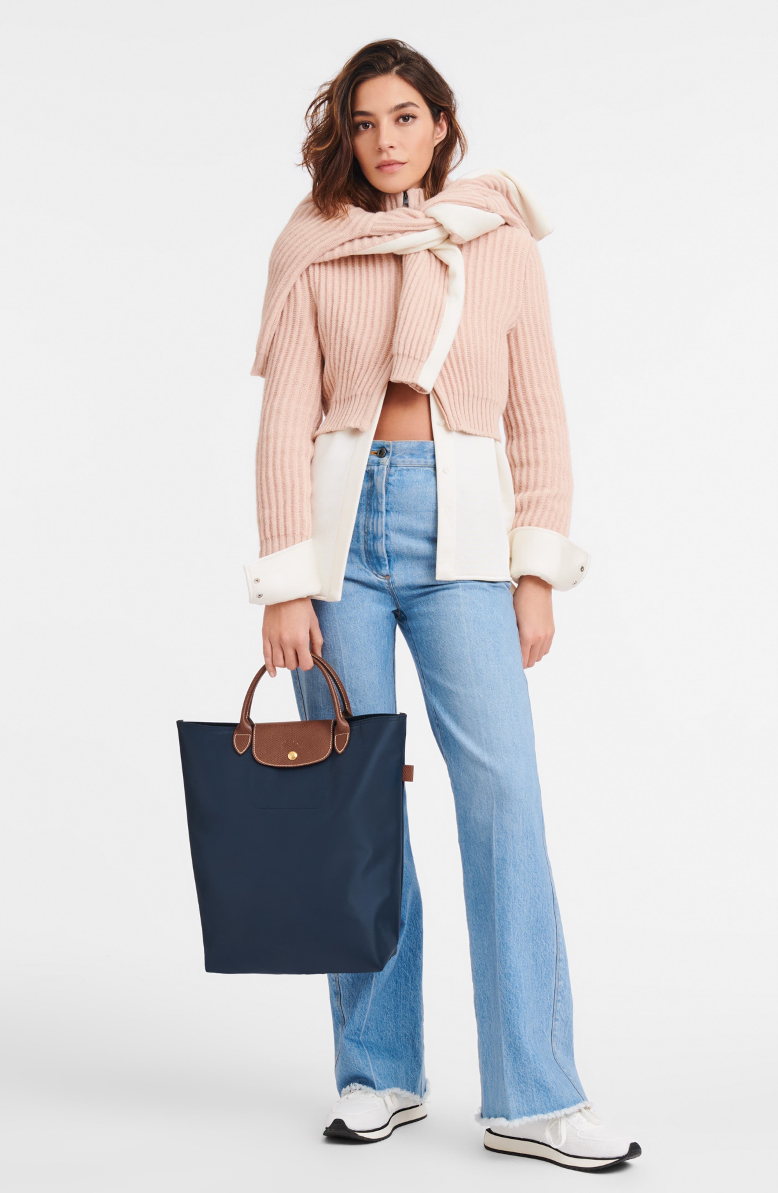 Longchamp Medium Le Pliage Original Tote Bag in Navy at Nordstrom - 2
