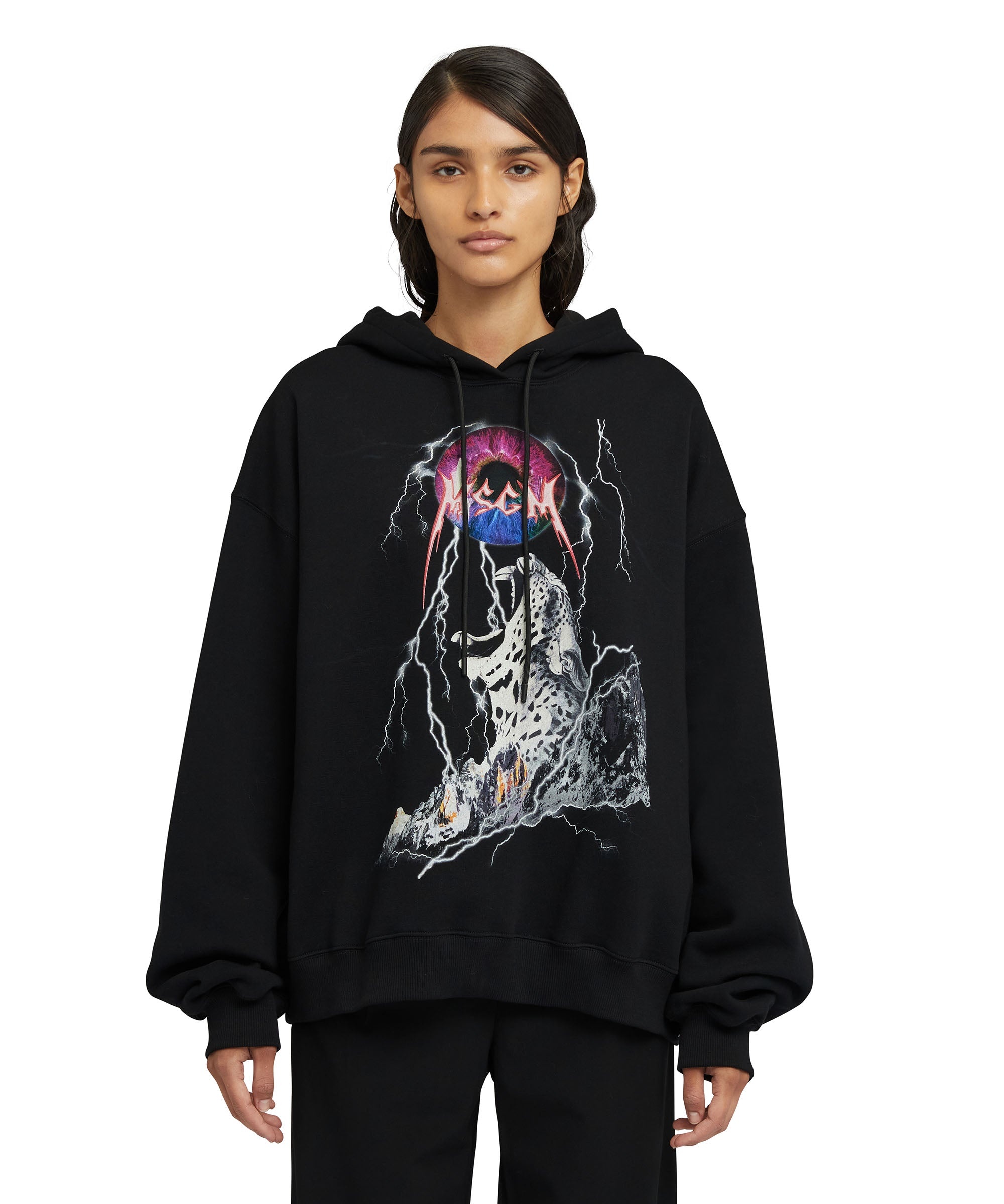 Sweatshirt with "Lightning Leopard" print - 2