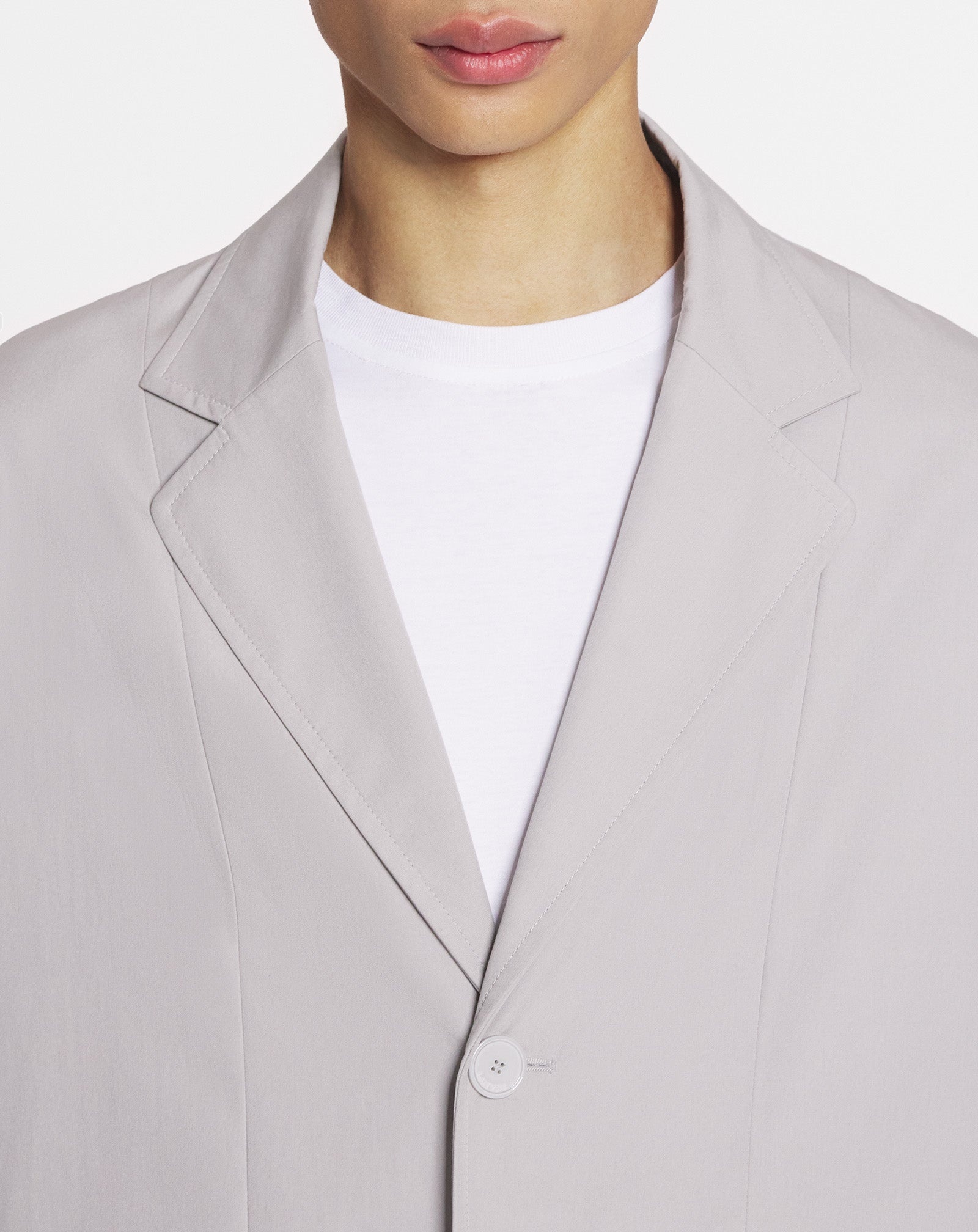 STRAIGHT FIT COTTON JACKET - 5