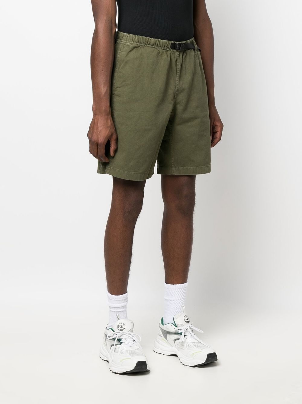 belted-waist bermuda shorts - 3