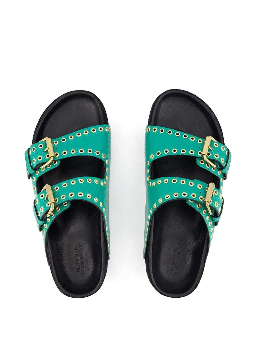 leather slides - 5