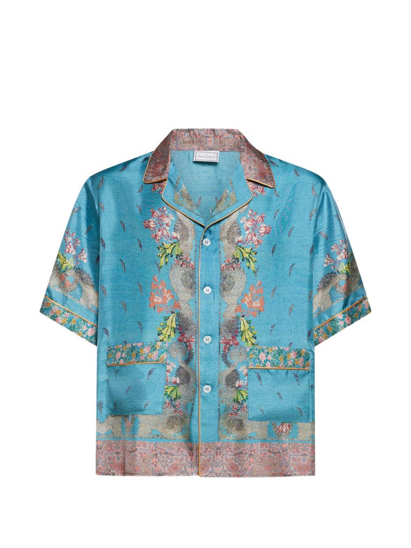 paisley-print short-sleeve shirt 1
