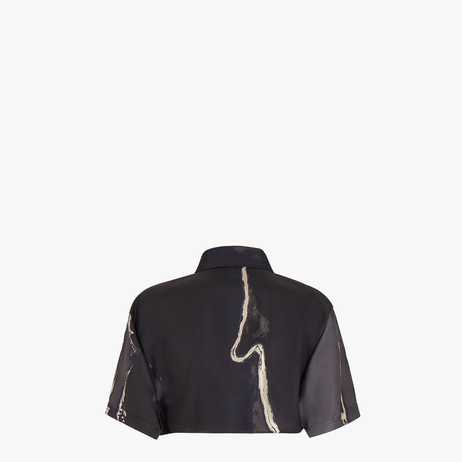 Black silk shirt - 2