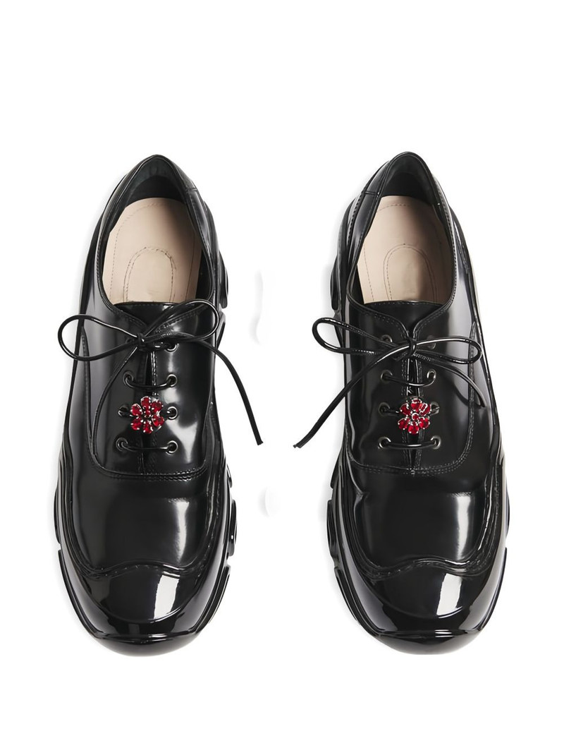 Simone Rocha Classic Tracker brogue shoes outlook