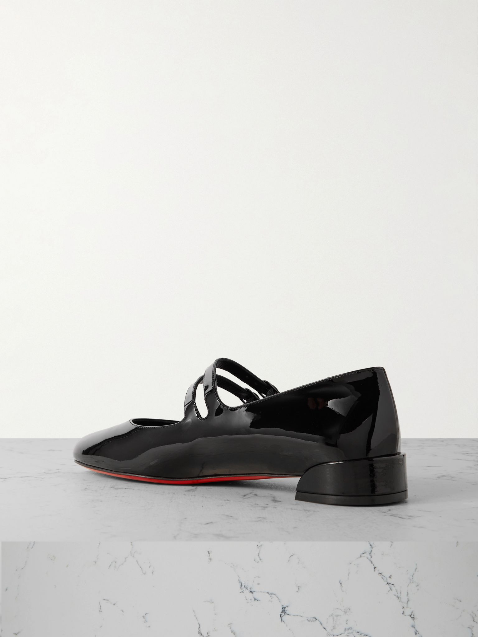 Sweet Jane patent-leather flats Black - 3