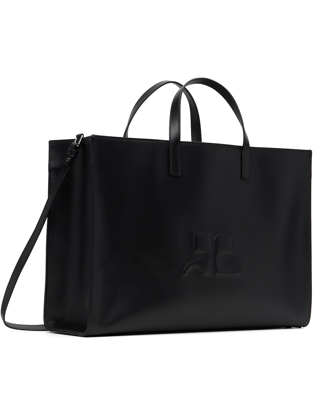Black Heritage AC Leather Tote - 2