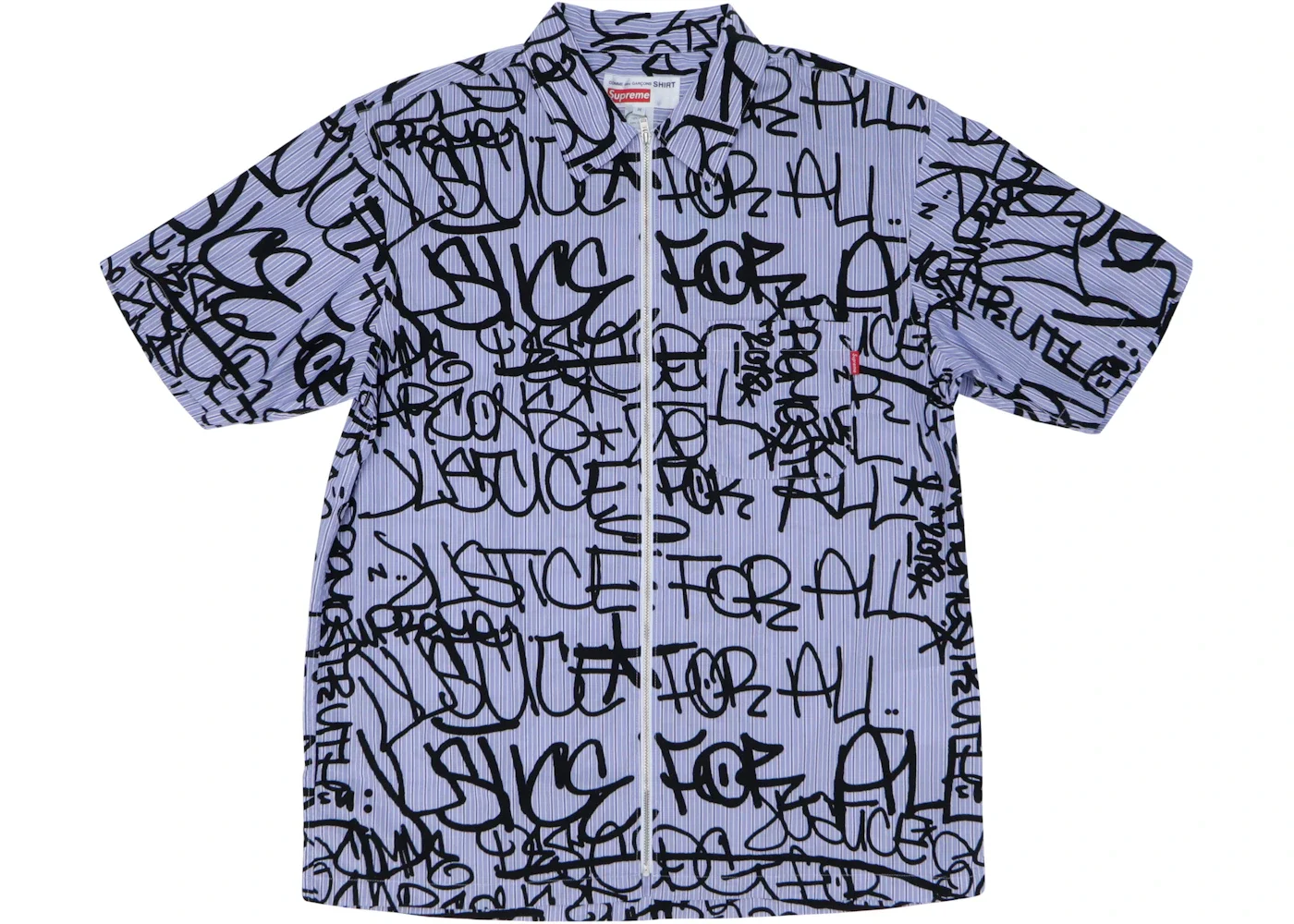 Supreme Supreme Comme des Garcons SHIRT Graphic S/S Shirt Blue 