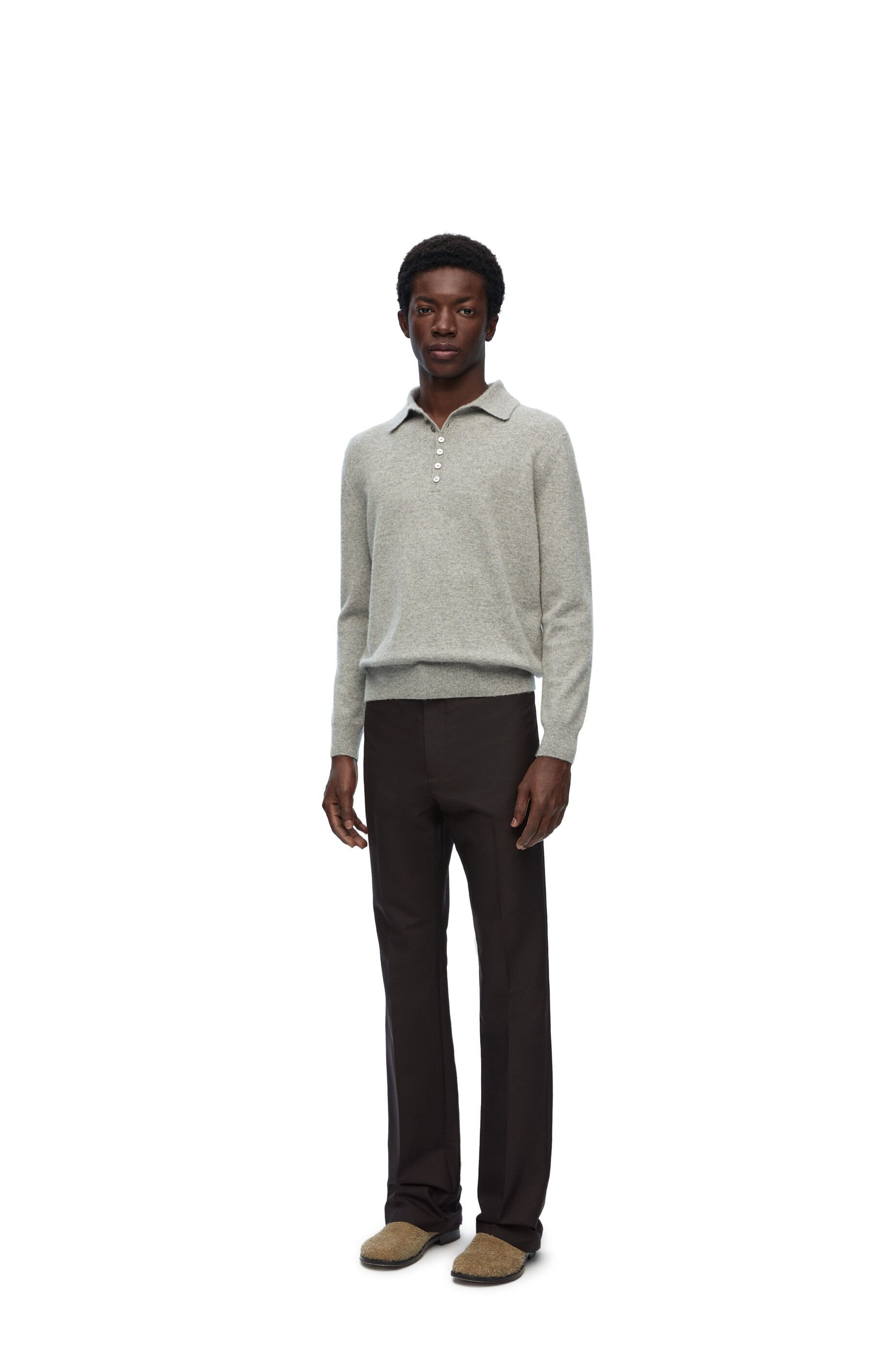 Bootleg trousers in wool and mohair - 2