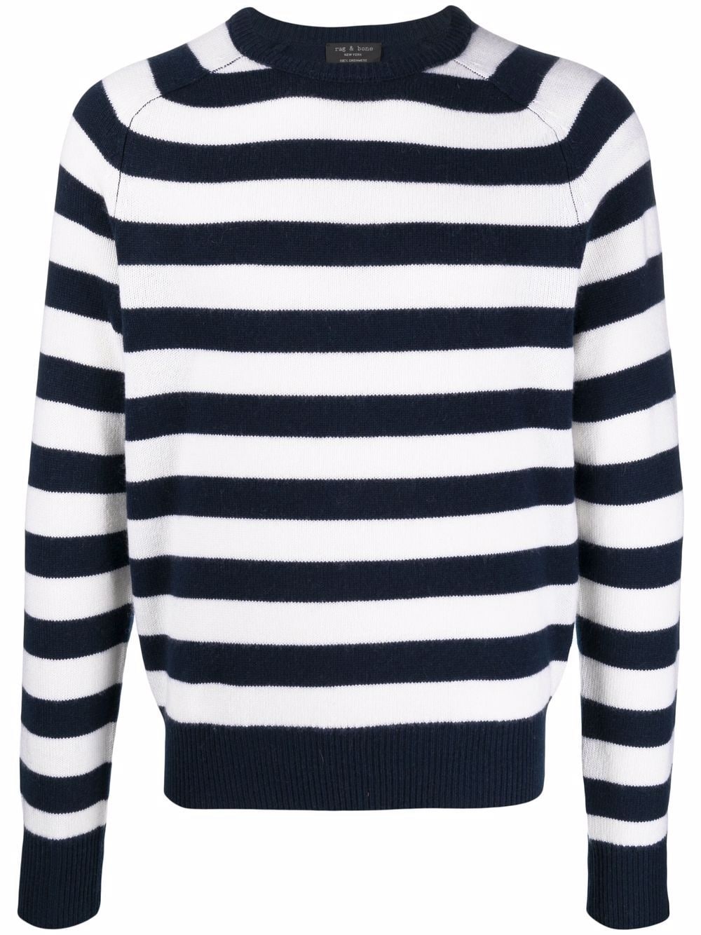 striped cashmere jumper - 1