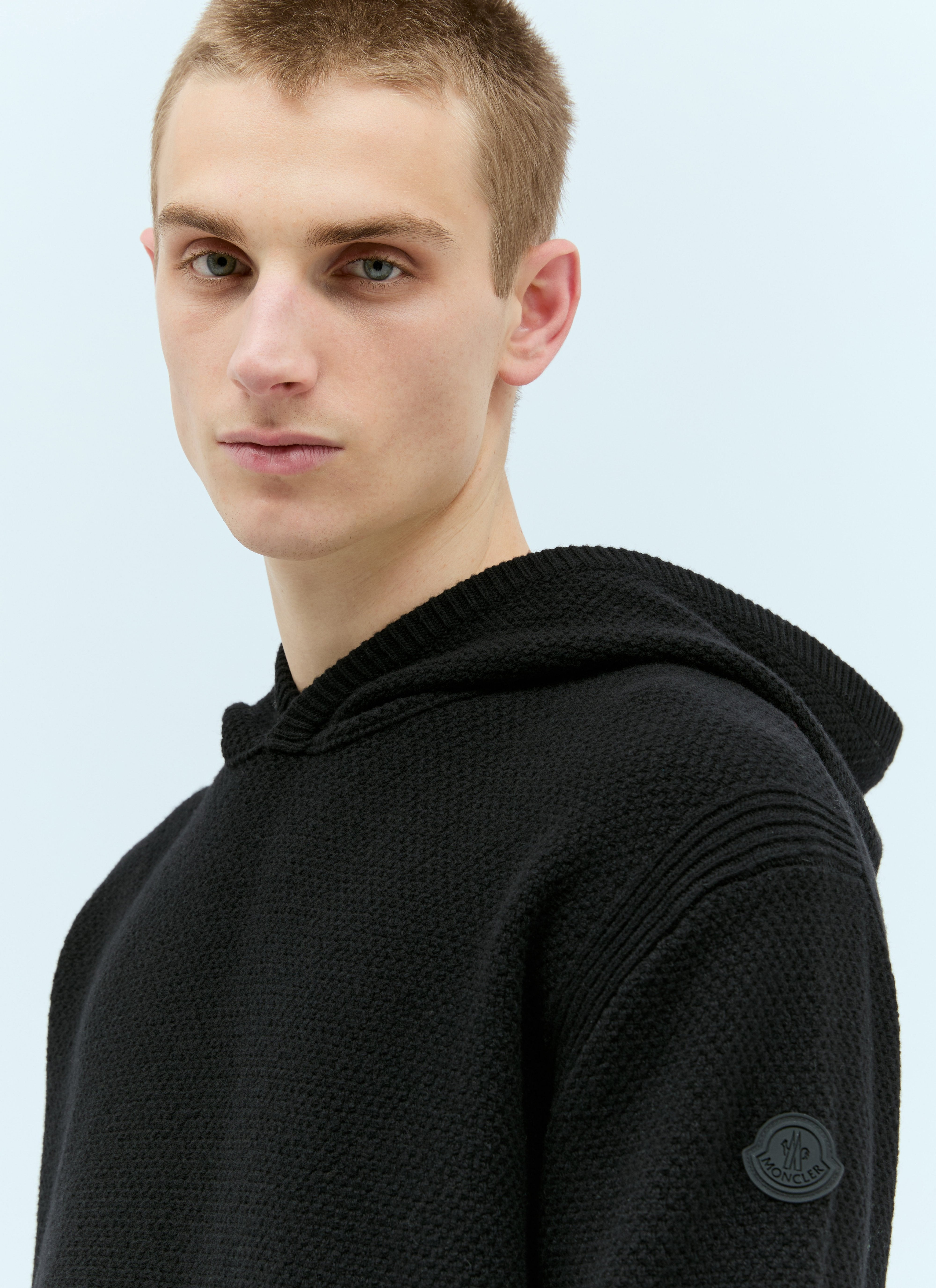 Moncler Men Wool Hooded Sweatshirt - 4