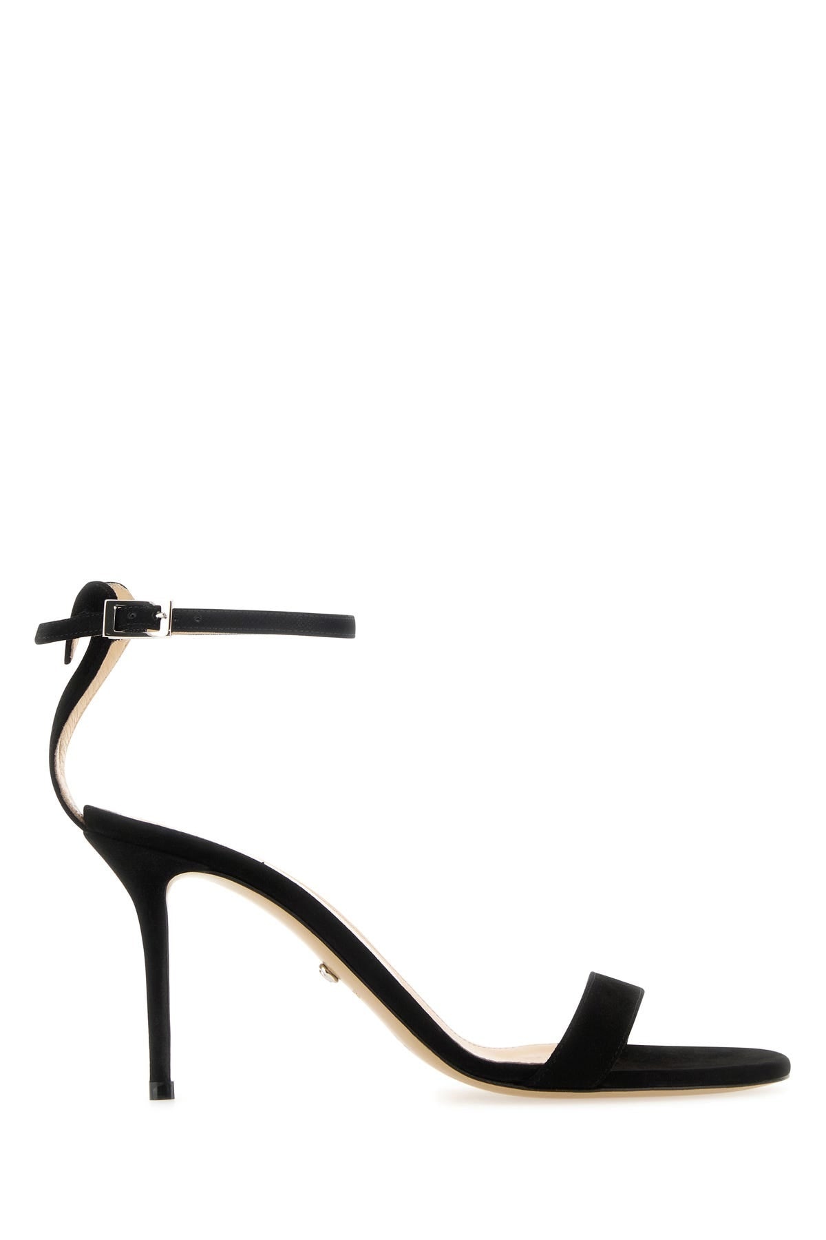 サンダル・ミュール MACH & MACH Black suede sandals (PF24S076485SUEBLK BLACK) MACH & MACH Black suede sandals | wananluxury | REVERSIBLE