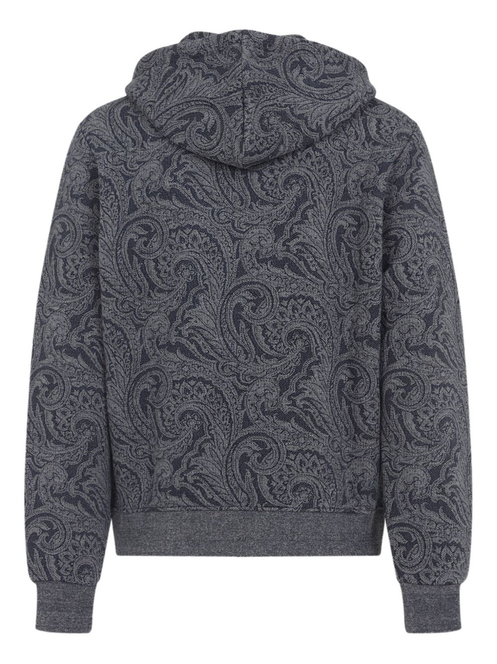 paisley zip-up hoodie - 2
