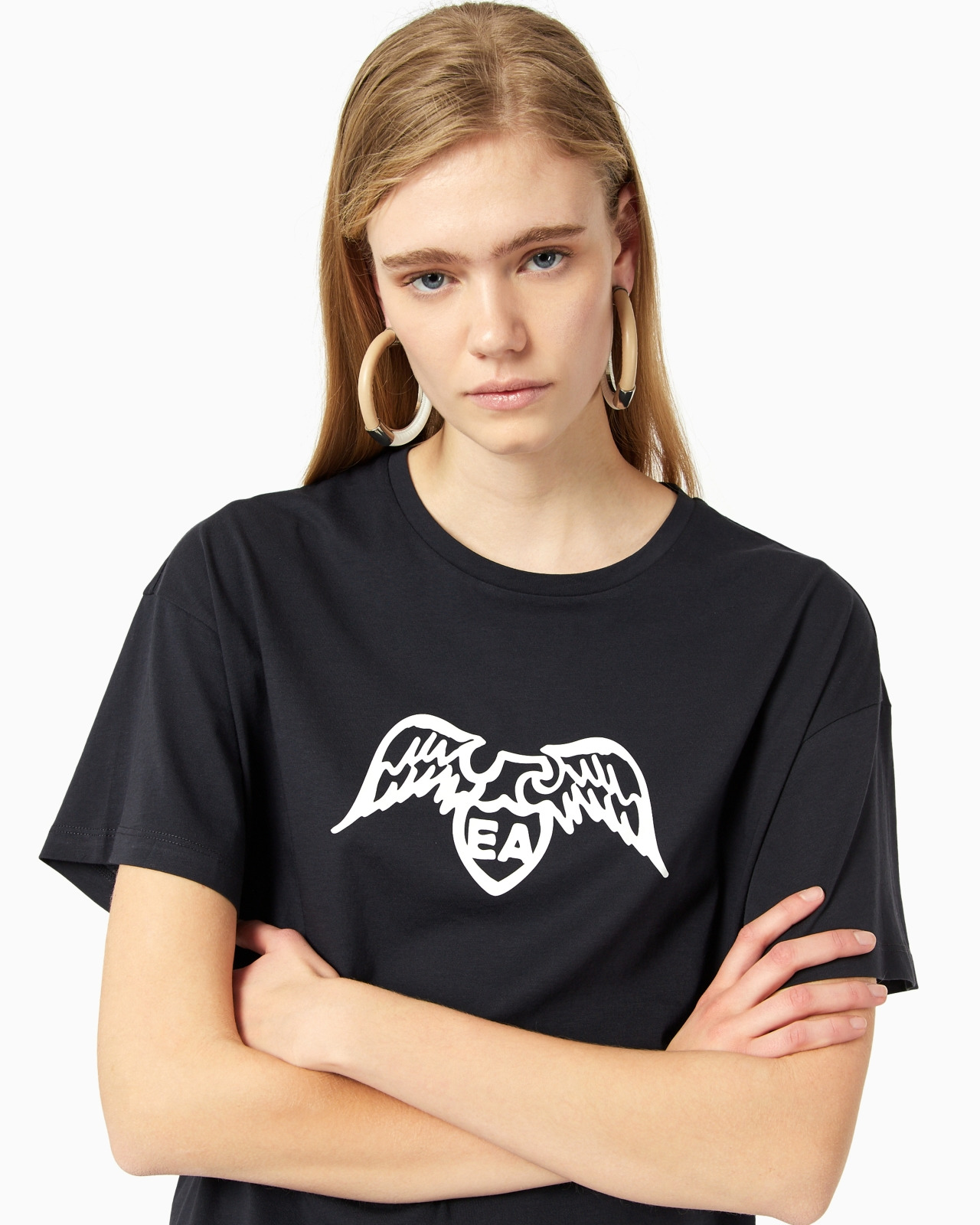 Pima T-shirt with eagle logo - 6