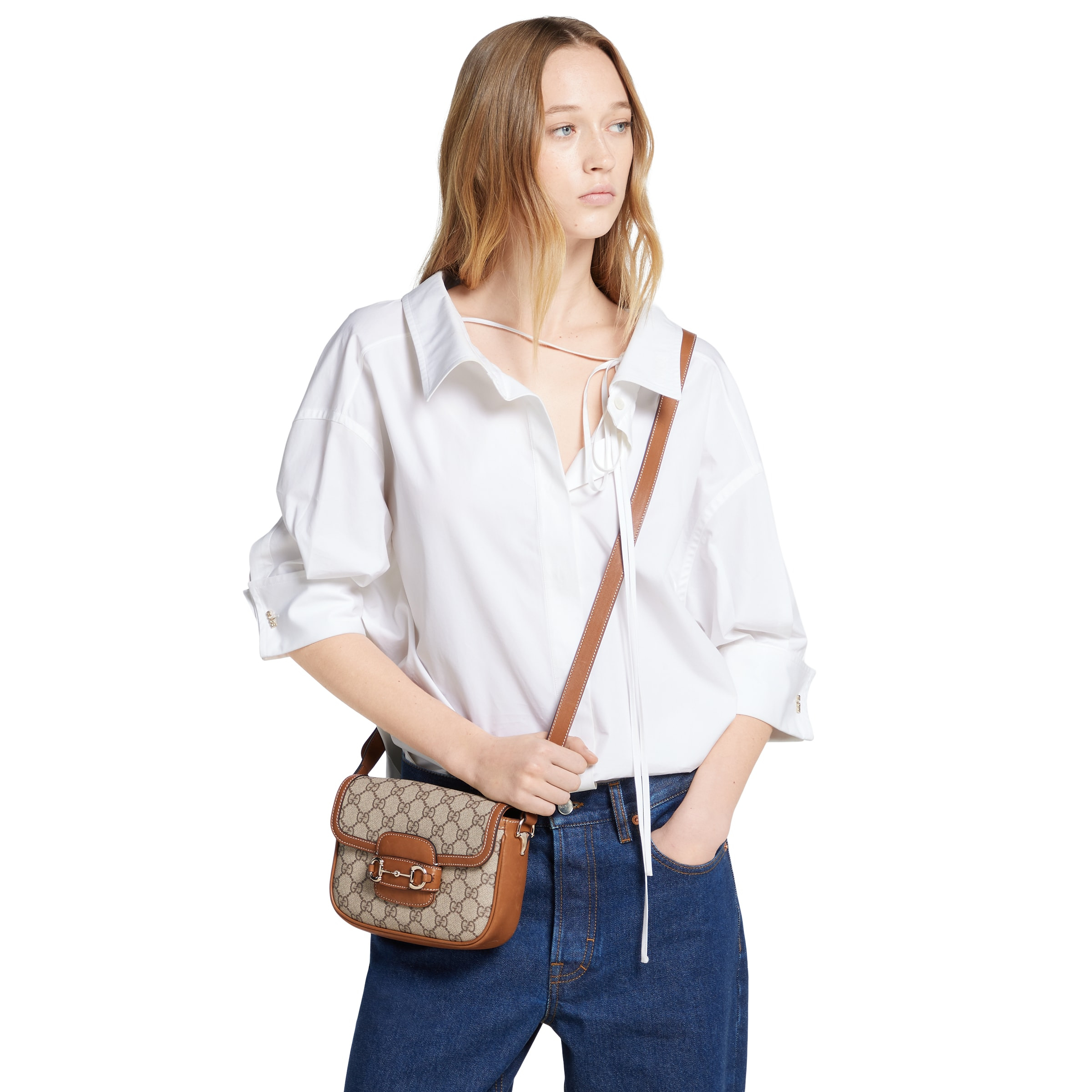 Gucci Horsebit 1955 Soft mini shoulder bag - 4
