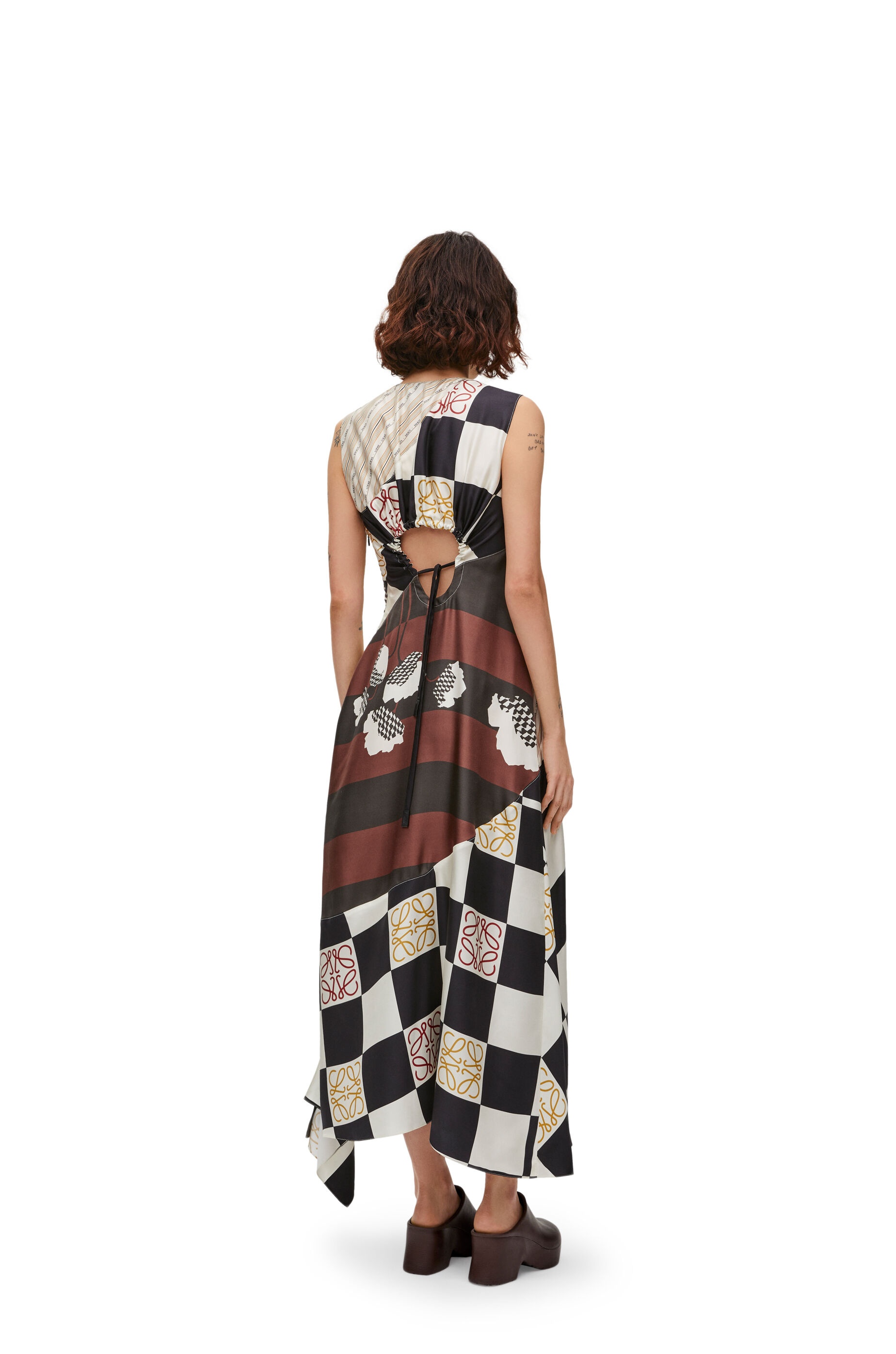 Cut-out dress in silk - 3
