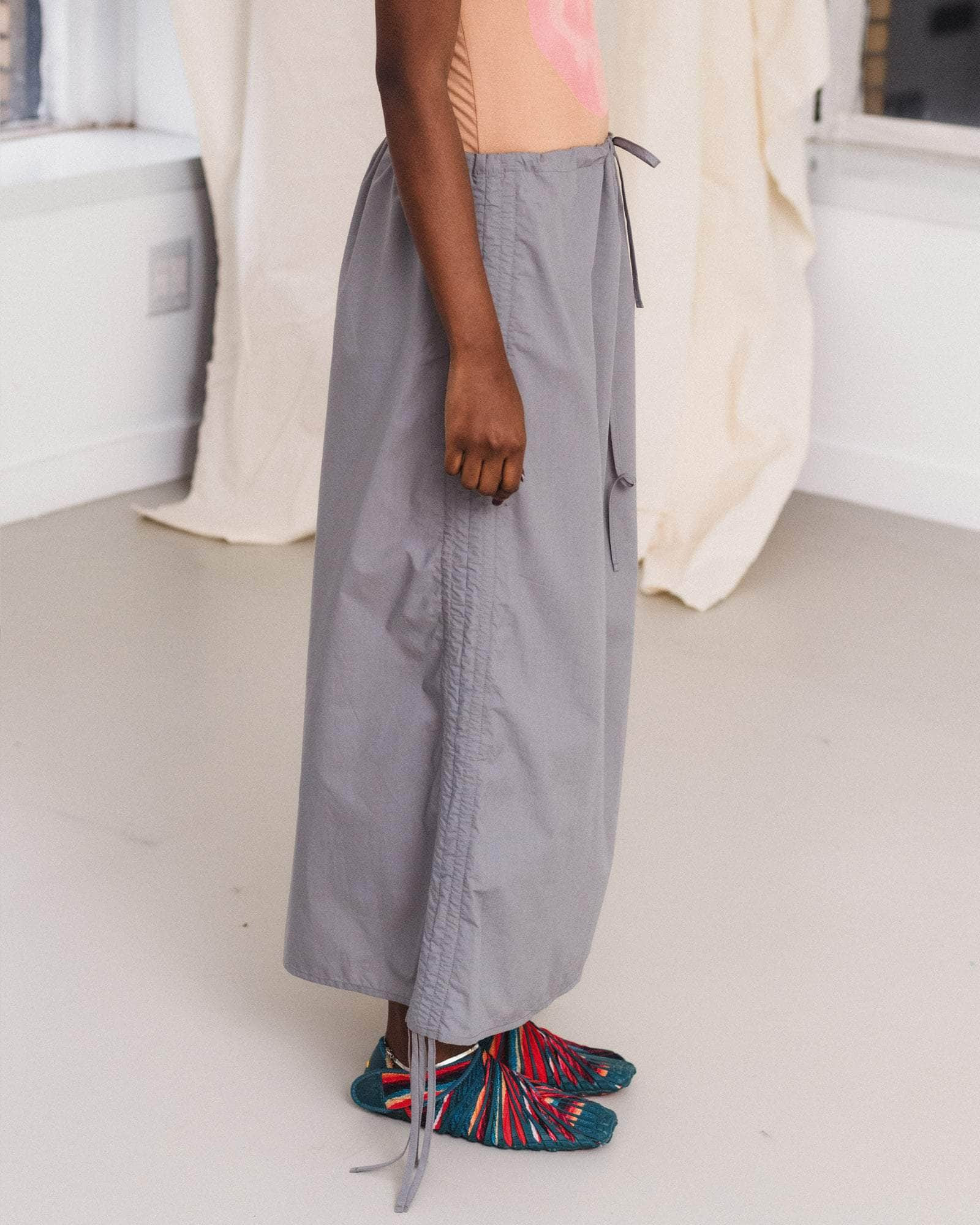 Pictorial Strap Skirt - Organic Cotton Poplin - 6