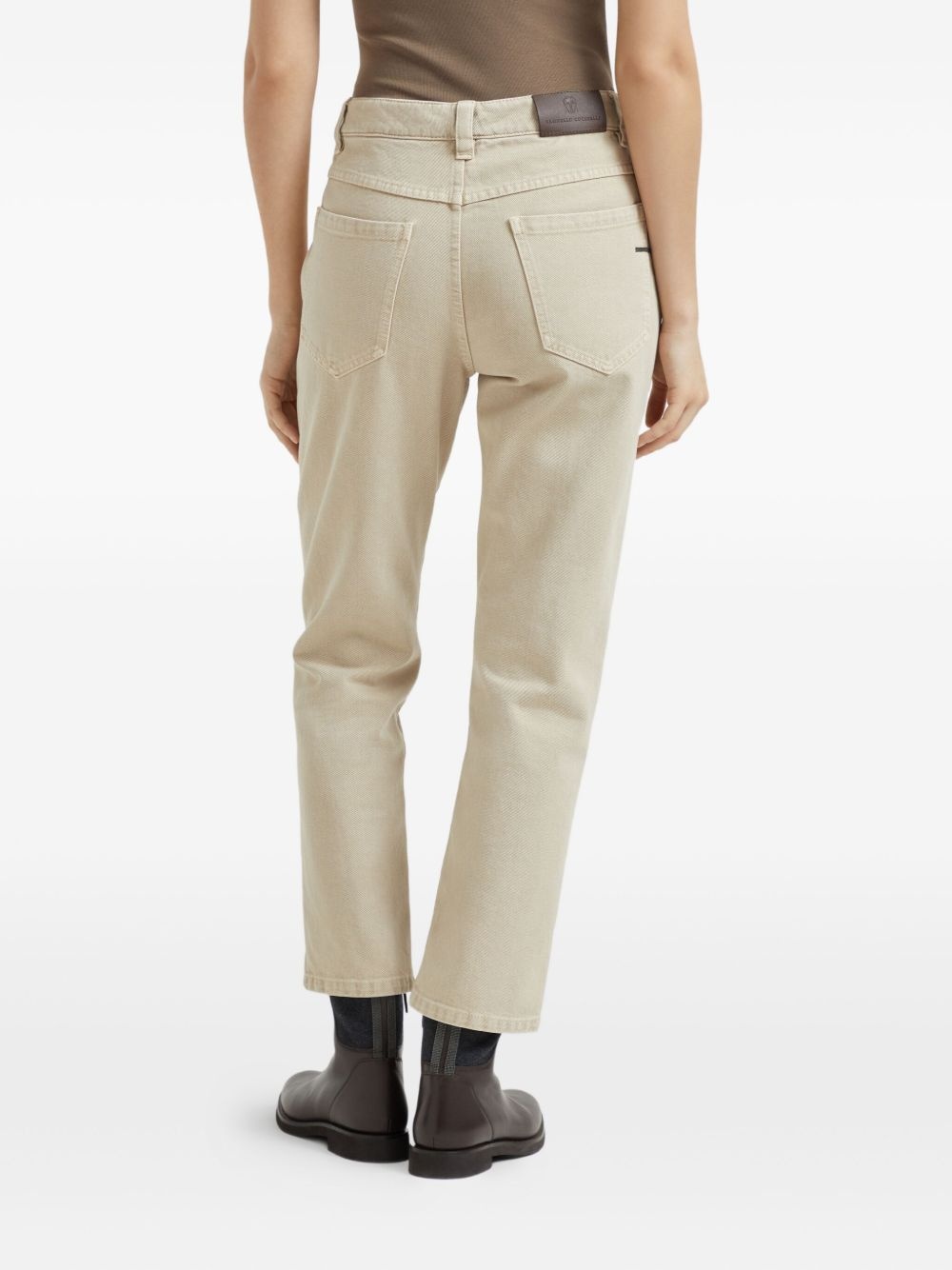 straight-leg trousers - 4