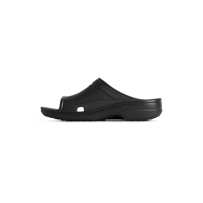 BALENCIAGA Men's Crocs™ Slide Sandal  in Black outlook