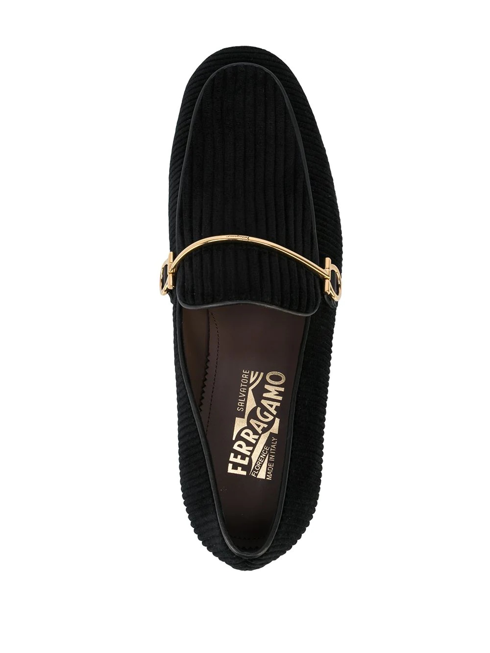 Gancini velvet moccasins - 4