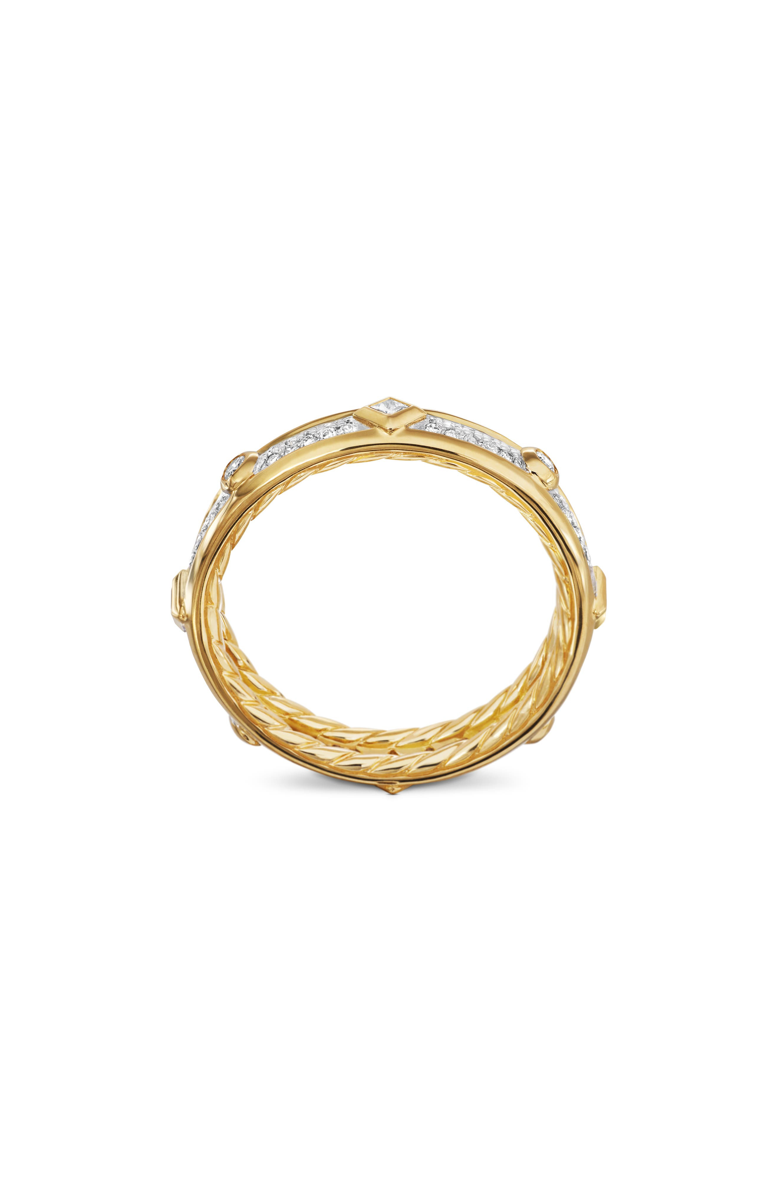 David Yurman Modern Renaissance Band Ring in 18K Yellow Gold at Nordstrom - 6
