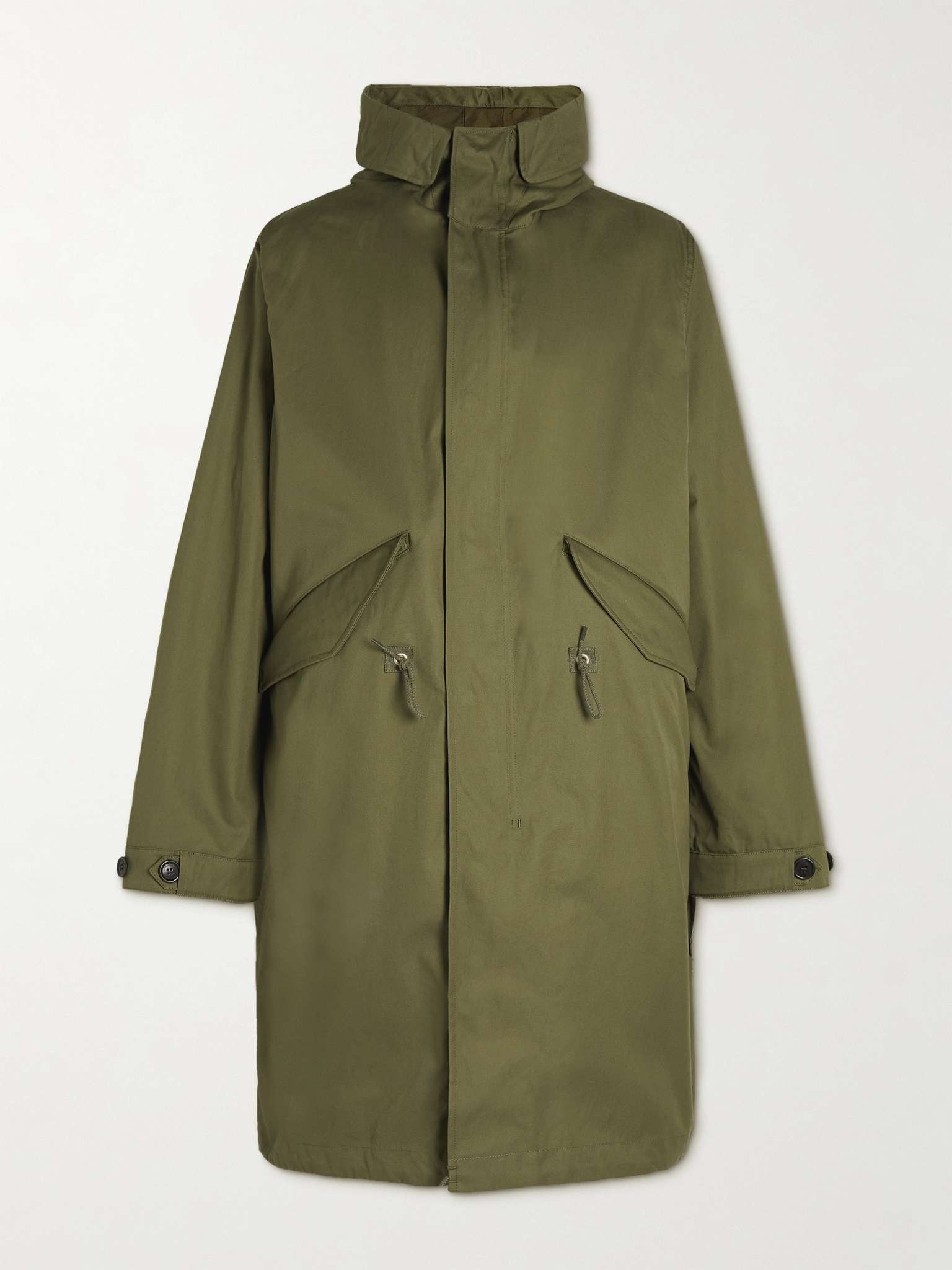 Christian Cotton-Gabardine Hooded Parka - 1