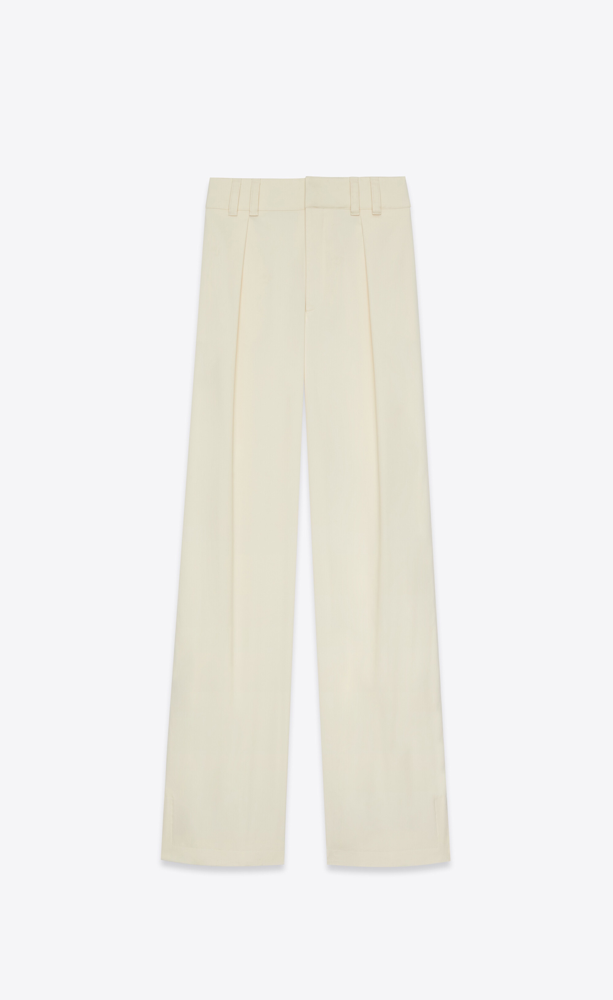 pants in cotton sateen - 1