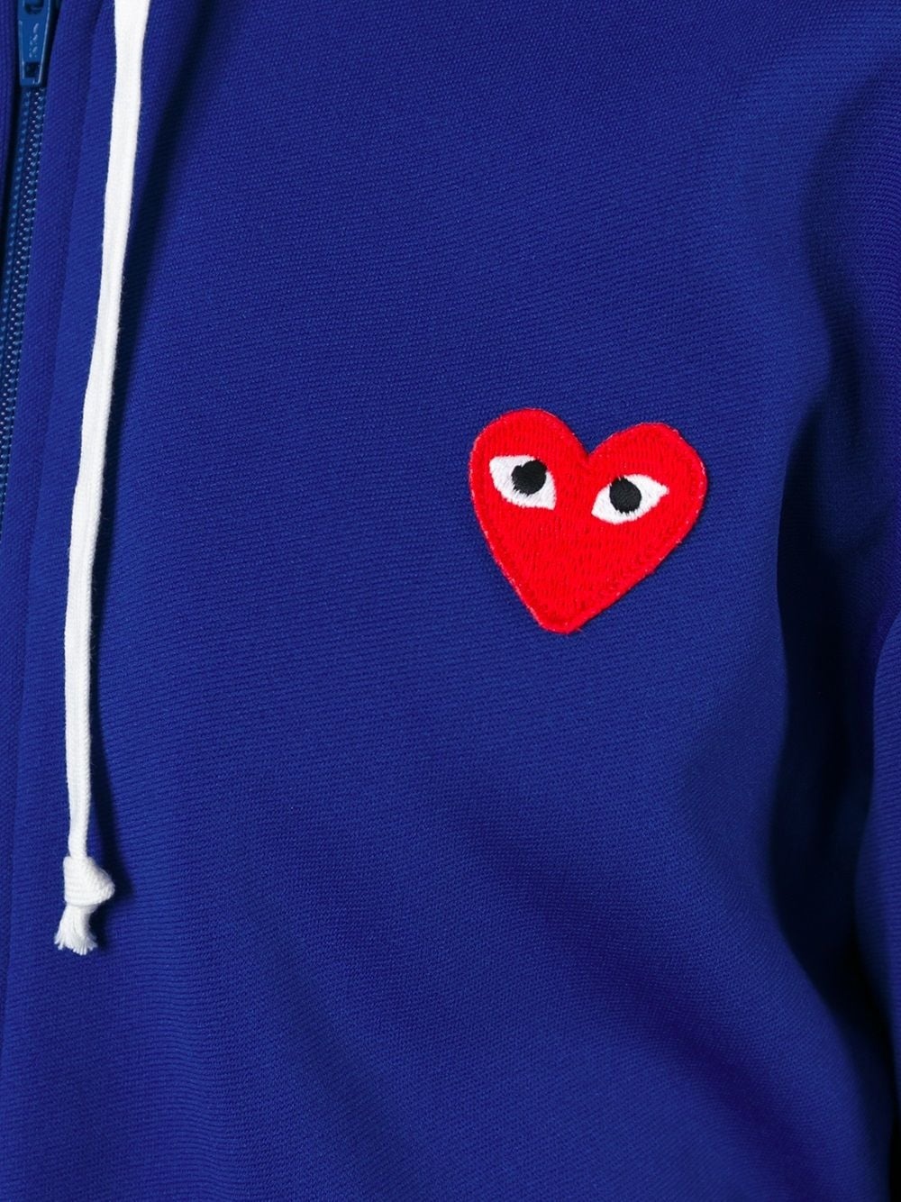 embroidered heart hoodie - 5