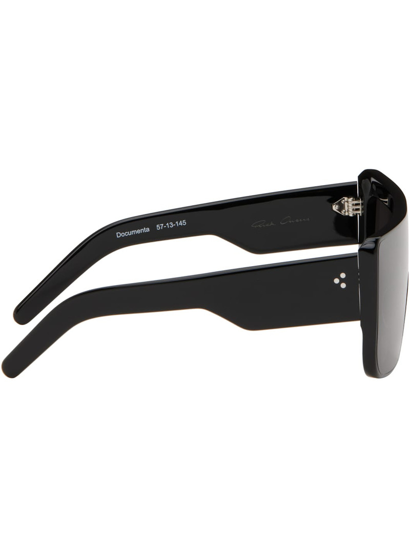 Rick Owens Black Temple Documenta Sunglasses outlook