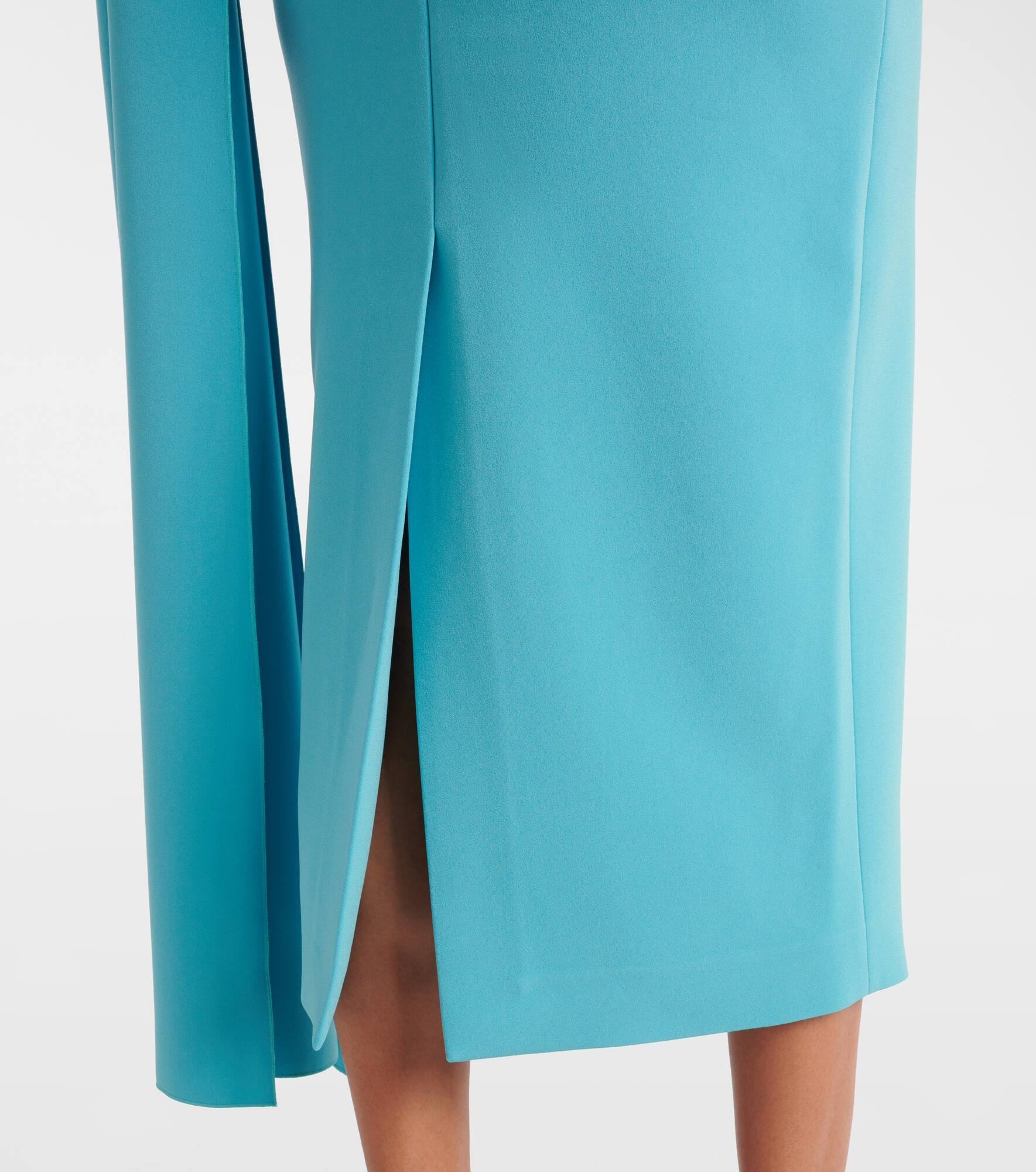 Maite caped crêpe midi dress - 6