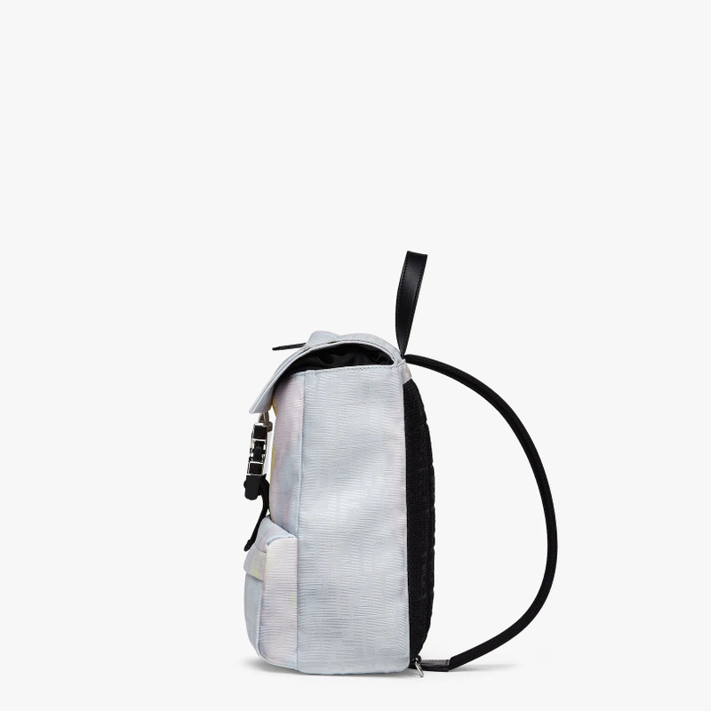 FENDI Yellow and lilac Sunset jacquard fabric backpack outlook