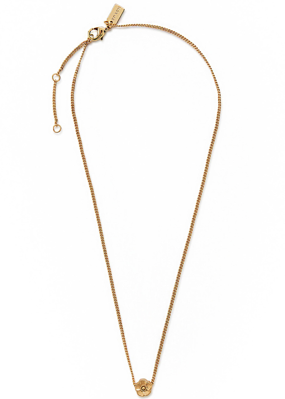 Coach Tea Rose Necklace - 2