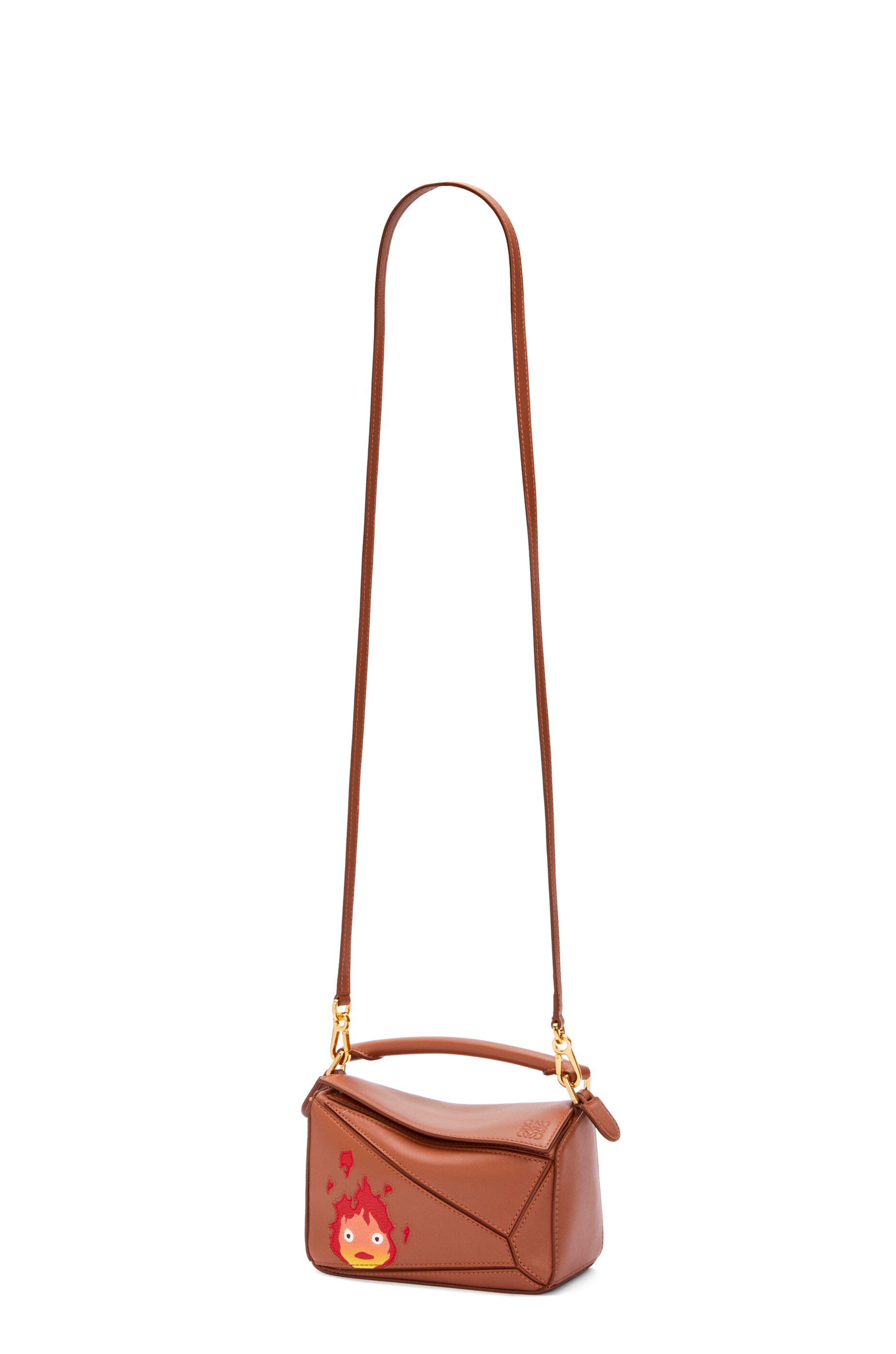 Calcifer mini Puzzle bag in satin calfskin - 6