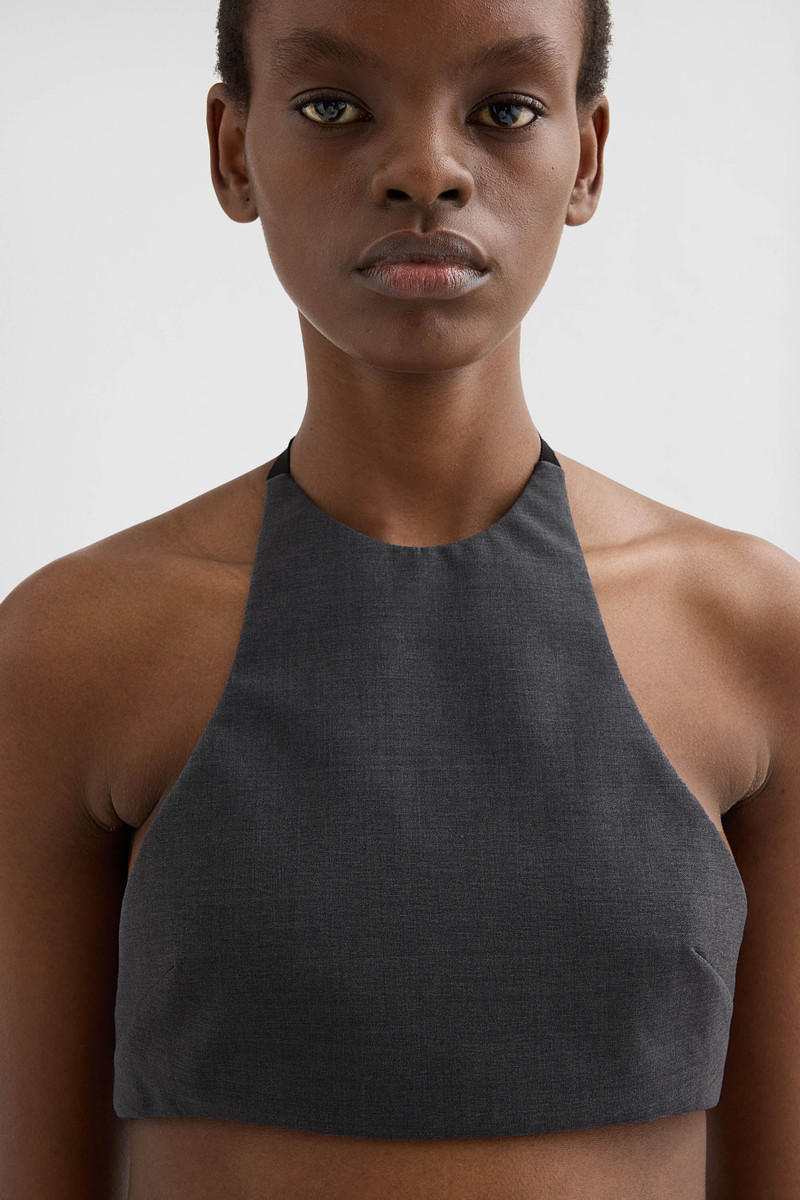 Wool Poplin Halter Top 4