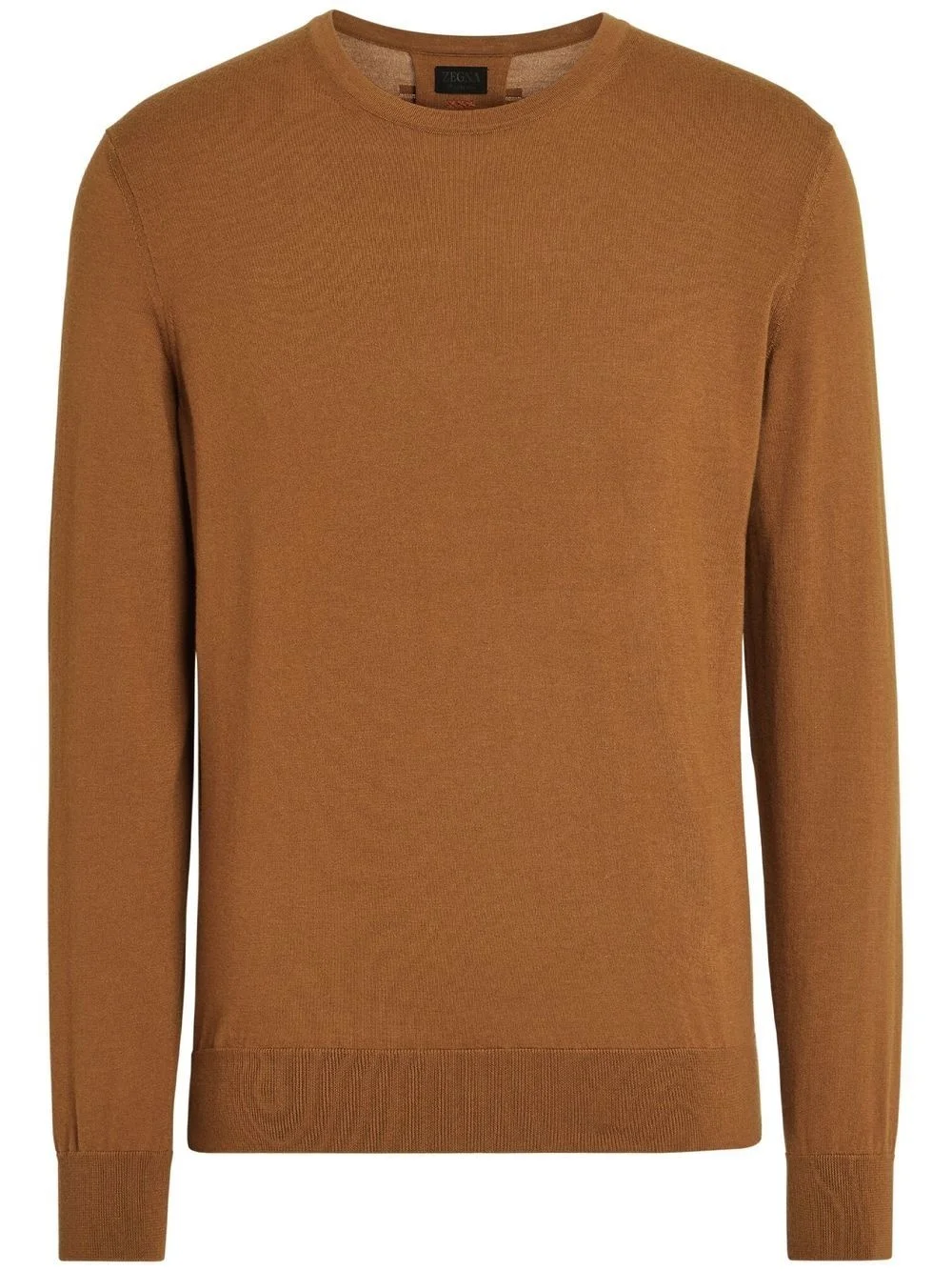 round-neck knit jumper - 1