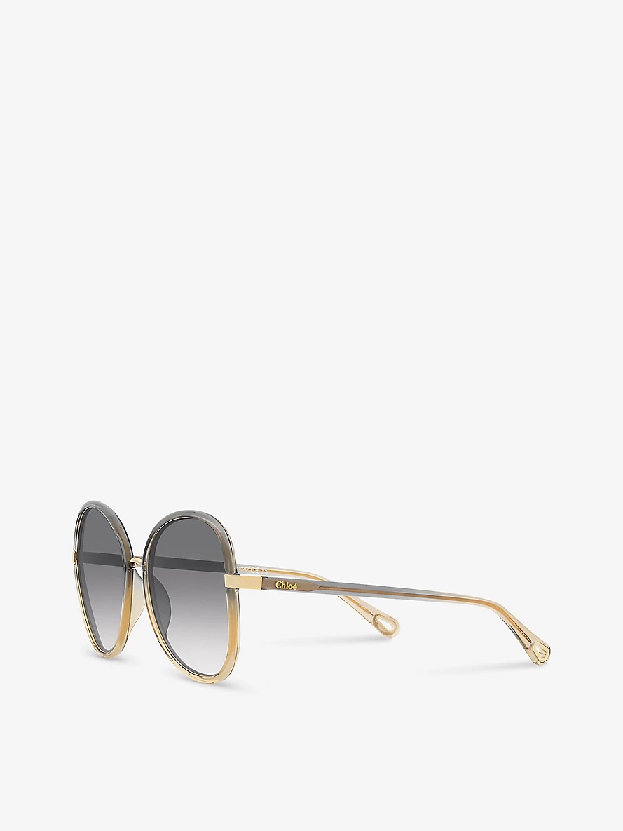 CH0030S butterfly-frame acetate sunglasses - 3