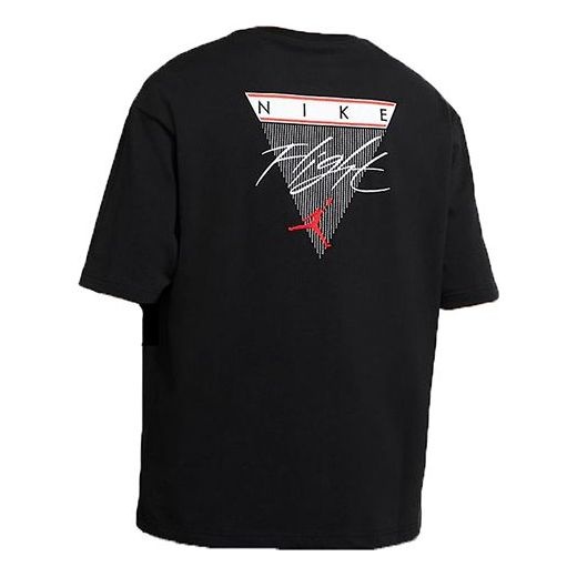 Air Jordan Flight Classic logo Basic Short Sleeve Black CZ1214-010 - 2