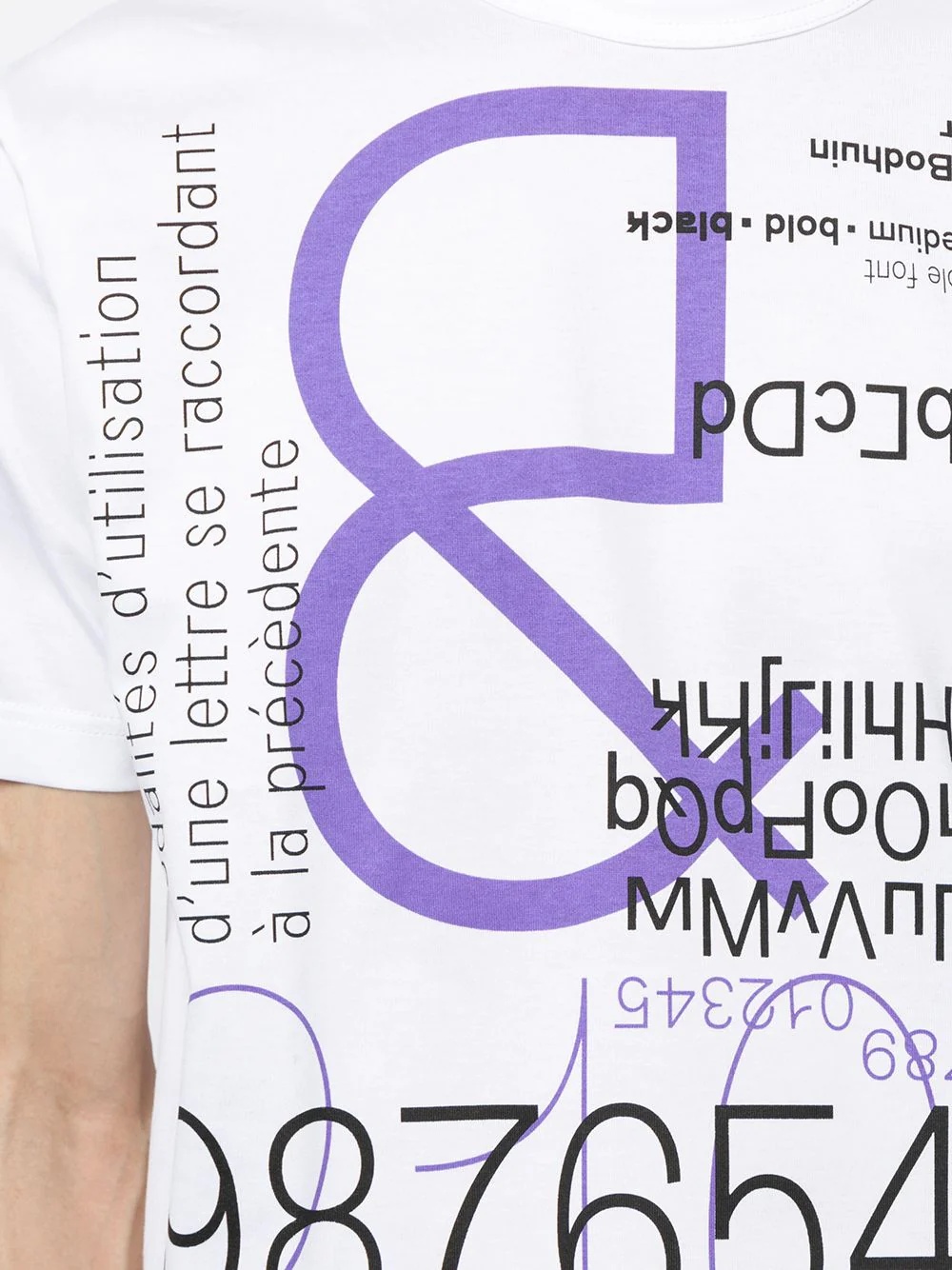 typography-print cotton T-shirt - 5