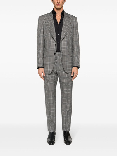 TOM FORD O'Connor checked wool suit outlook