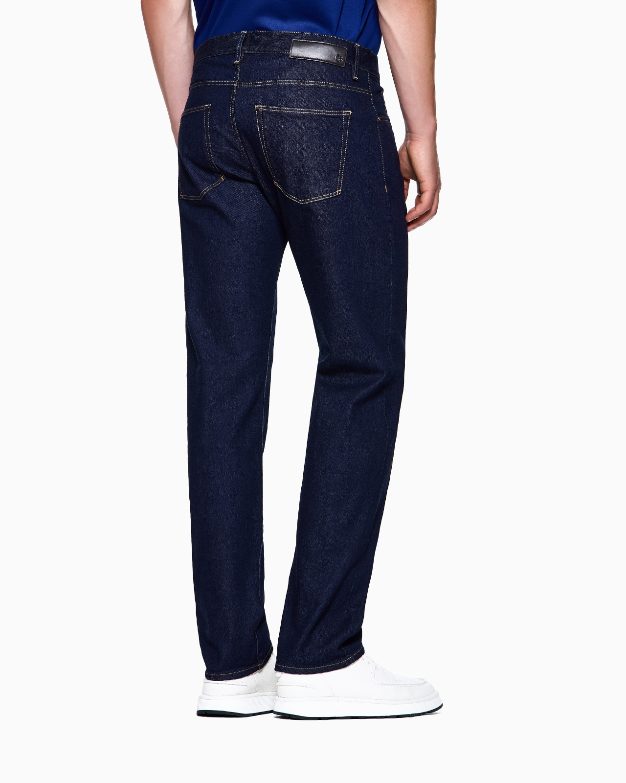 FIVE-POCKET, REGULAR-FIT TROUSERS IN ASV COTTON AND MODAL - 3