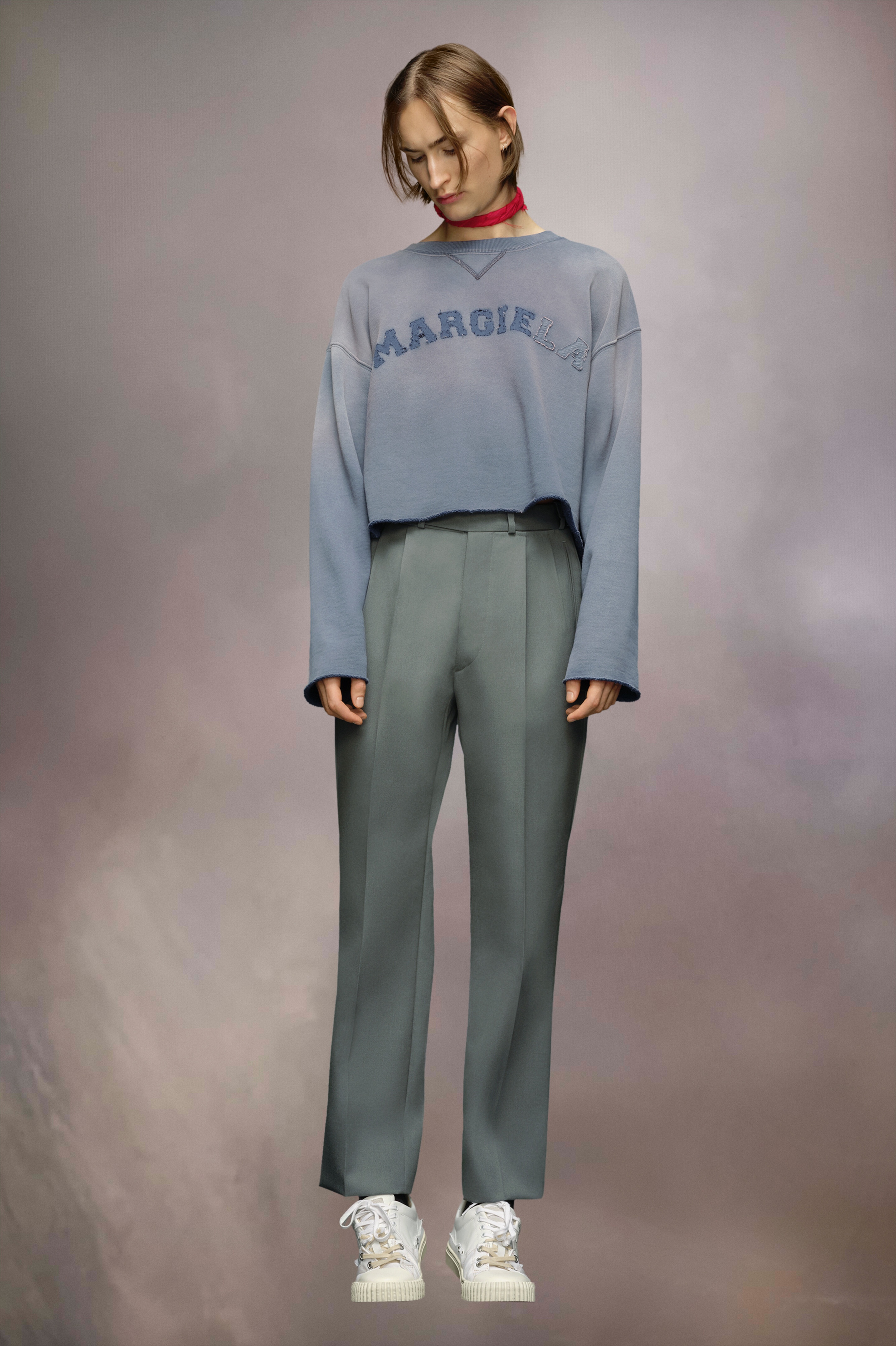 Wool gabardine trousers - 3