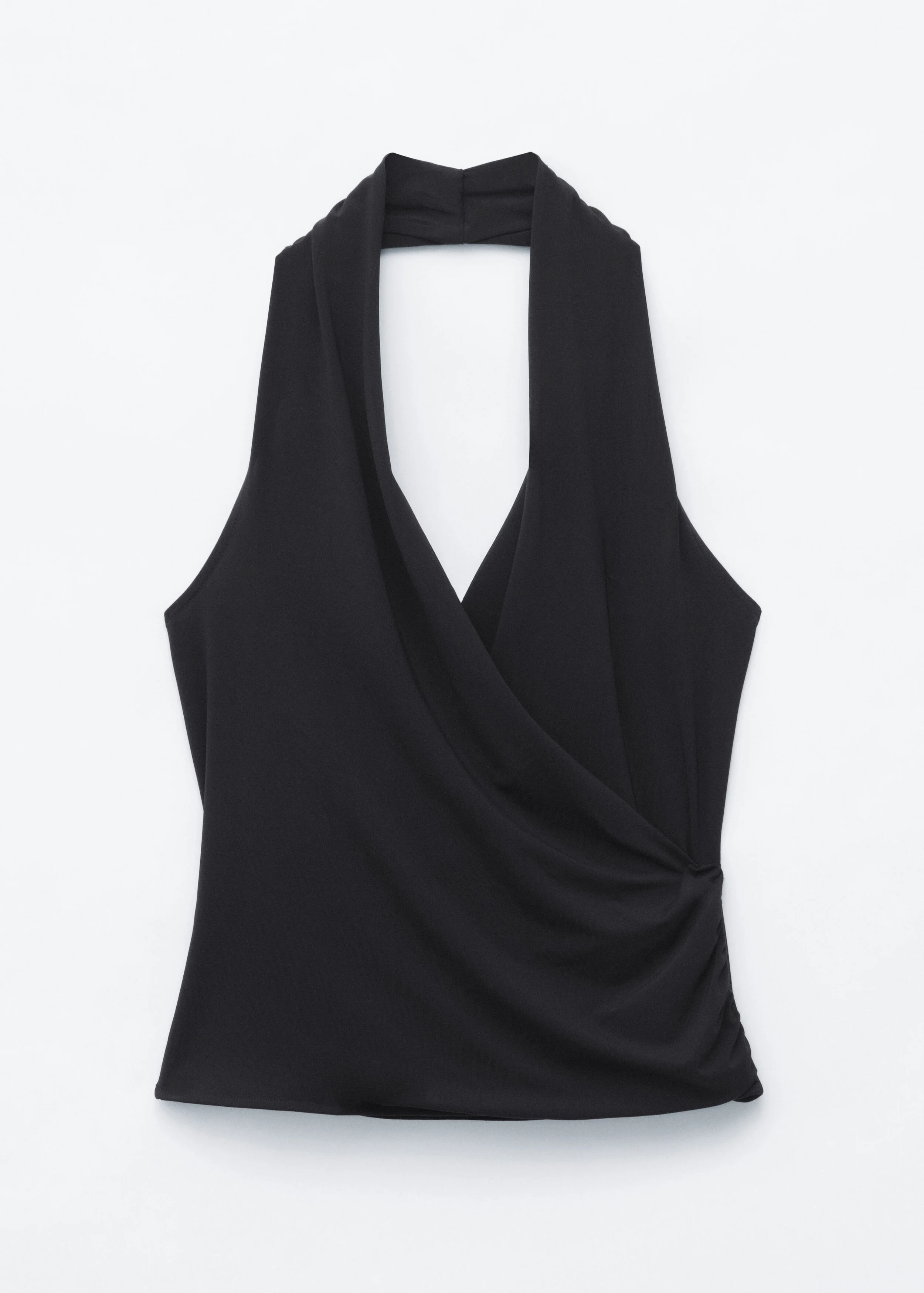 Draped Halterneck Top - 1