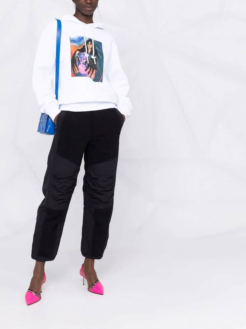 Off-White graphic-print hoodie outlook