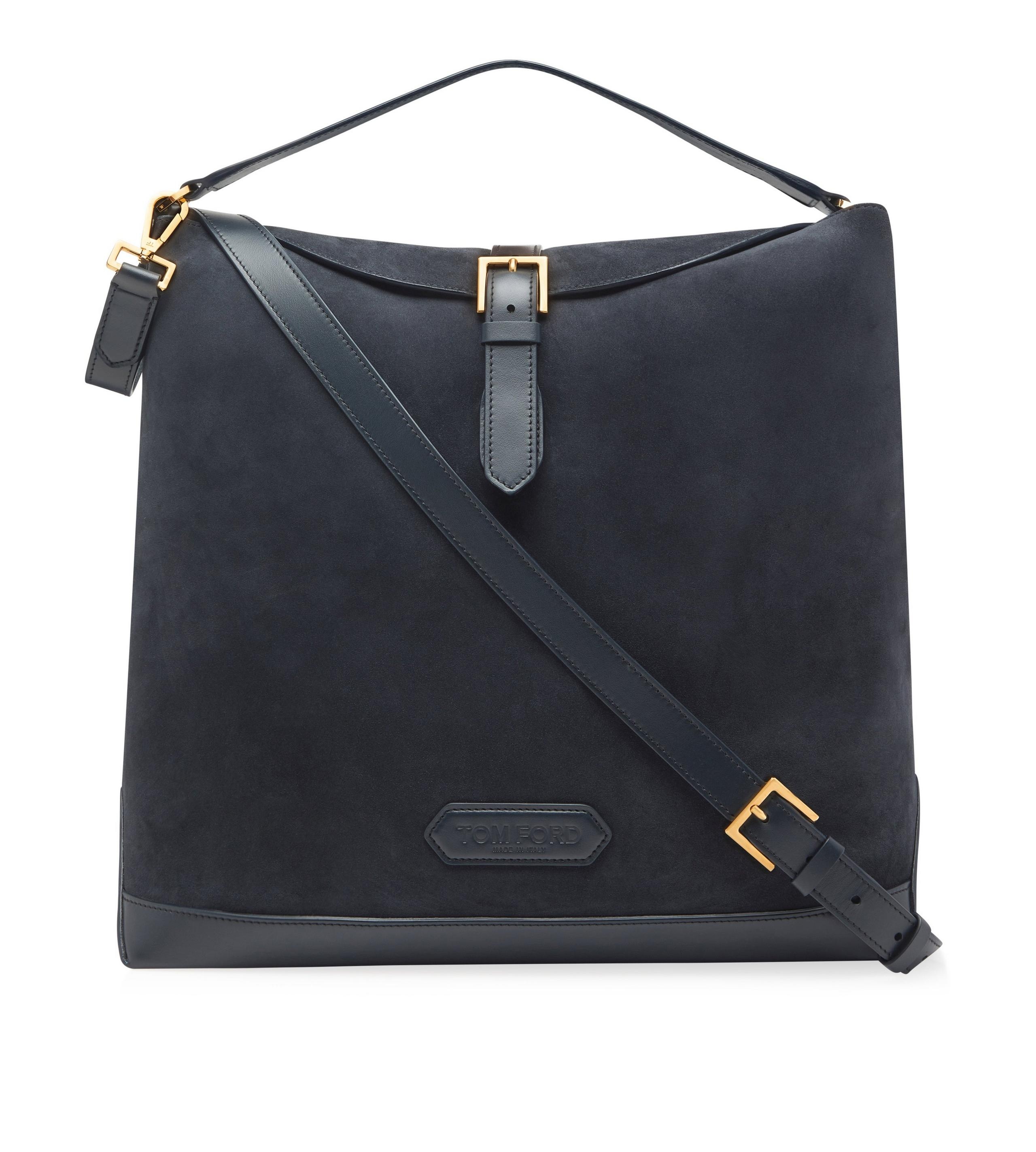 TOM FORD SUEDE SOFT TOTE WITH BELT DETAIL | tomford | REVERSIBLE
